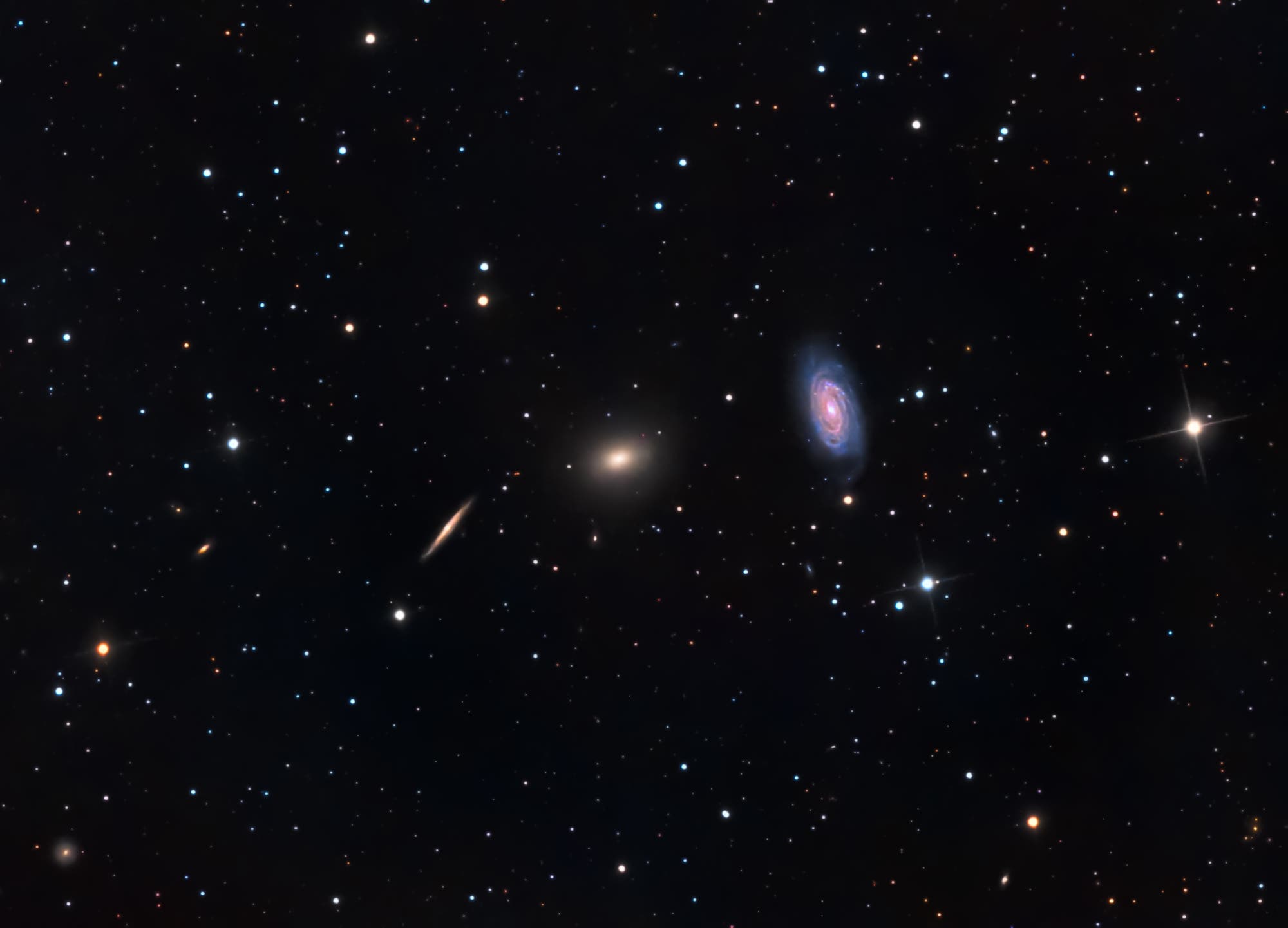  Das Drachentriplett – NGC 5981, NGC 5982 und NGC 5985