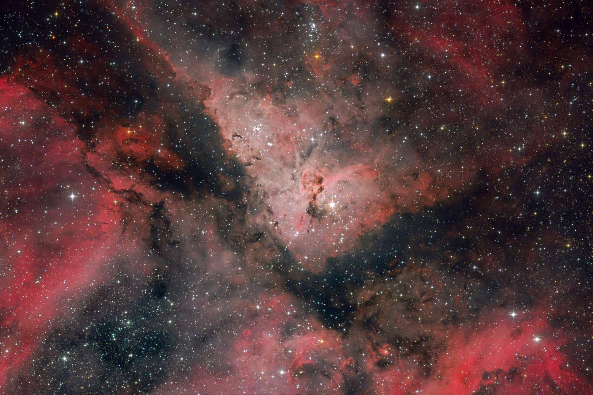 Eta Carinae / Ein tiefer Blick durch das Schlüsselloch