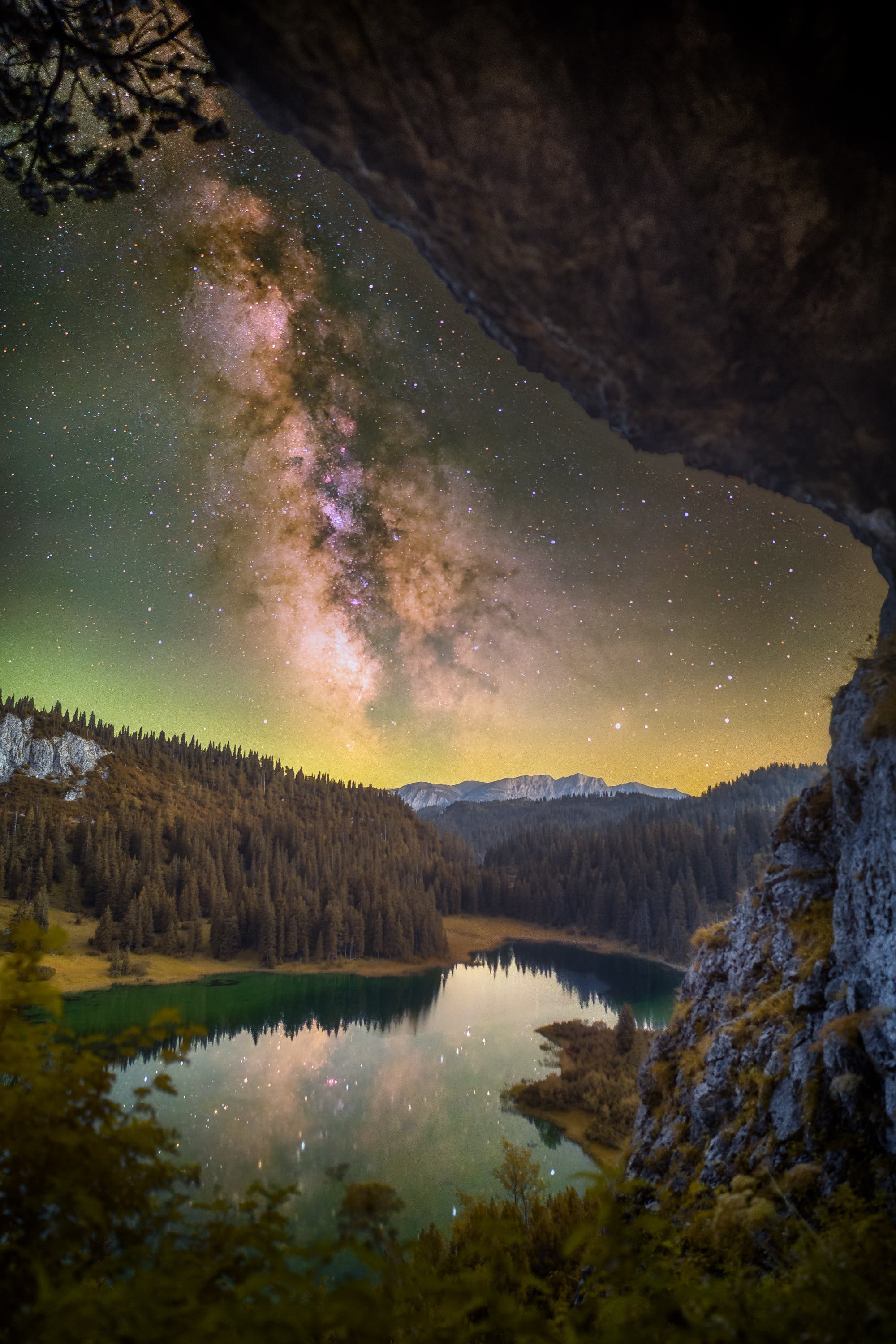 Milchstraße über Sackwiesensee