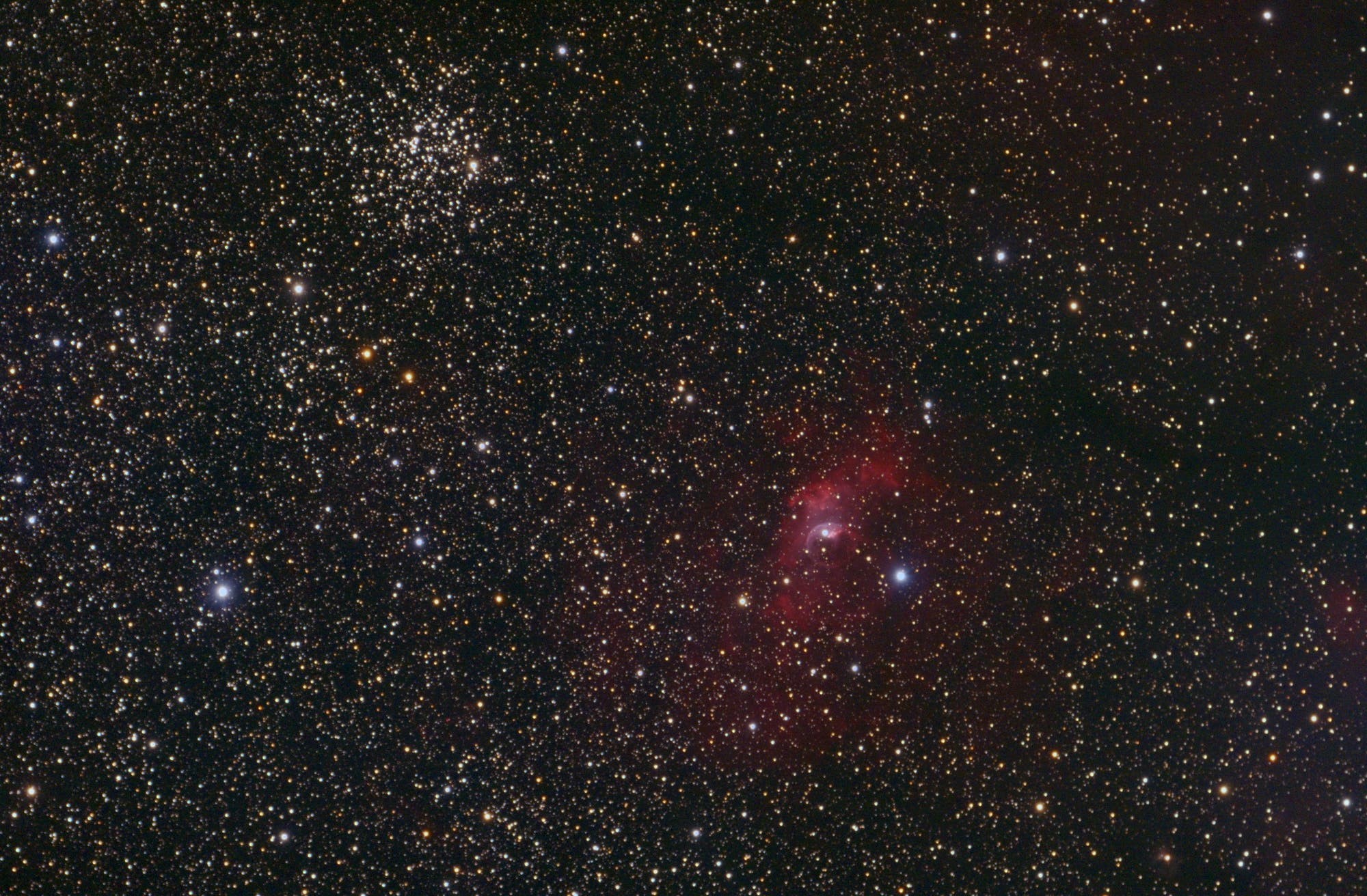 M 52 und NGC 7635