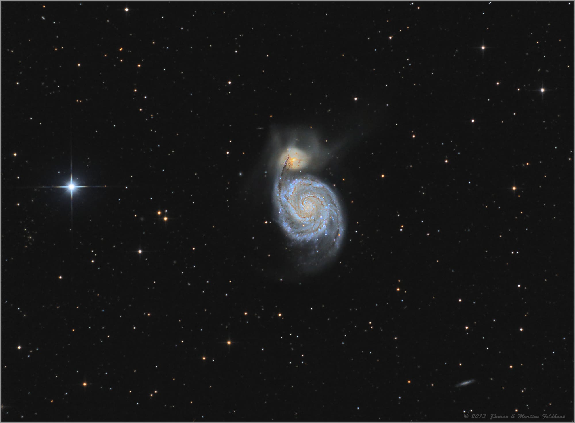 Messier 51 - Whirlpool-Galaxie