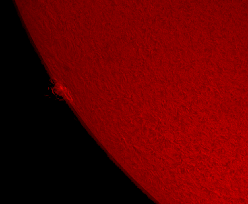 Flaregebiet am Sonnenrand - 14. August 2017