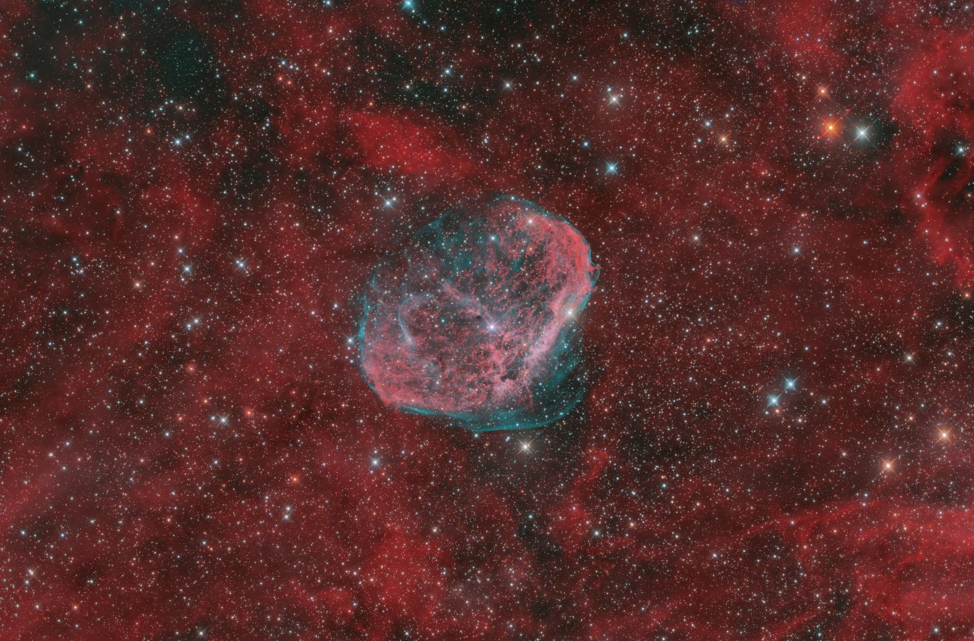 NGC 6888 - Sichelnebel HOO