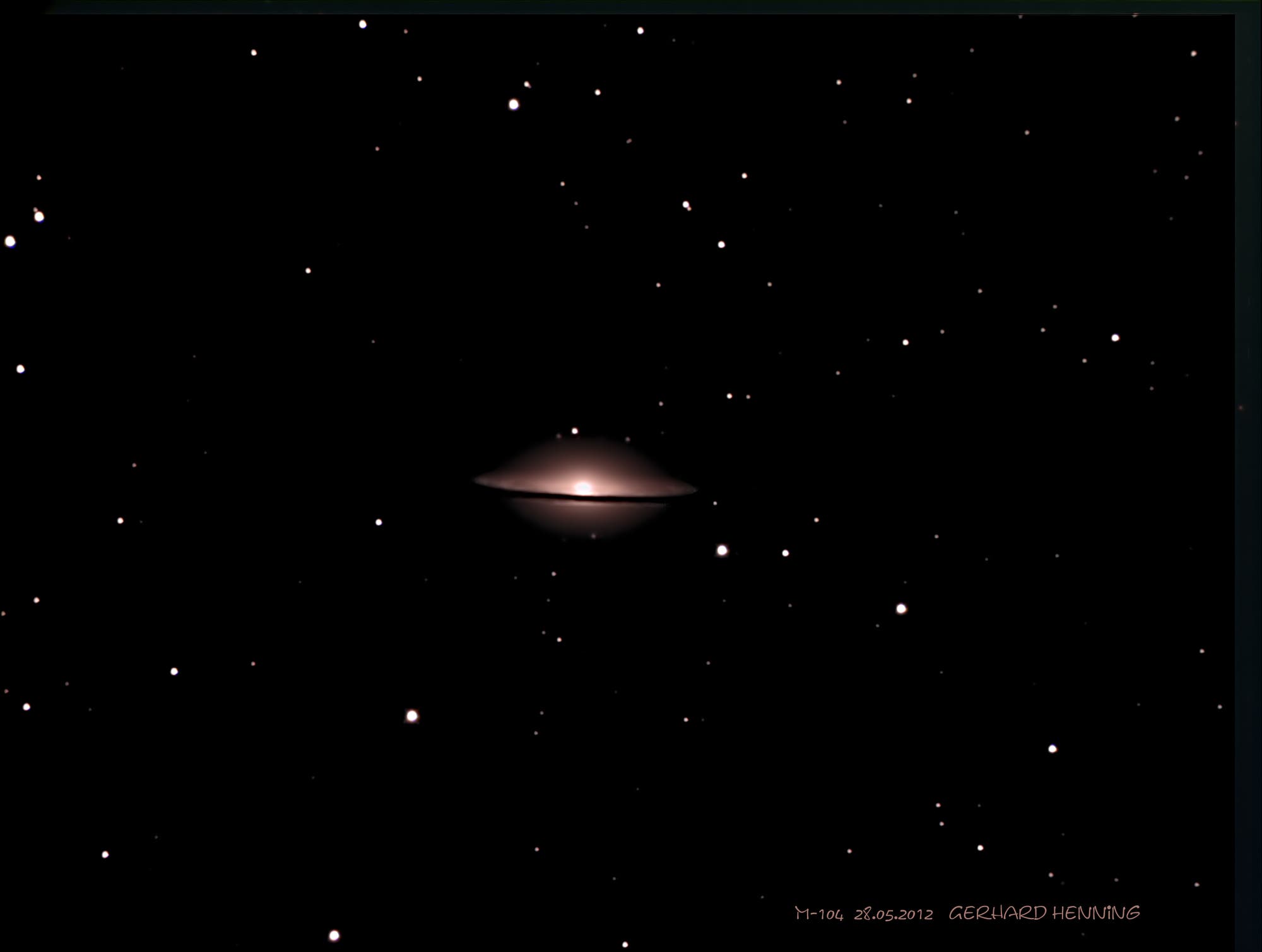 M-104  Sombrero-Galaxie