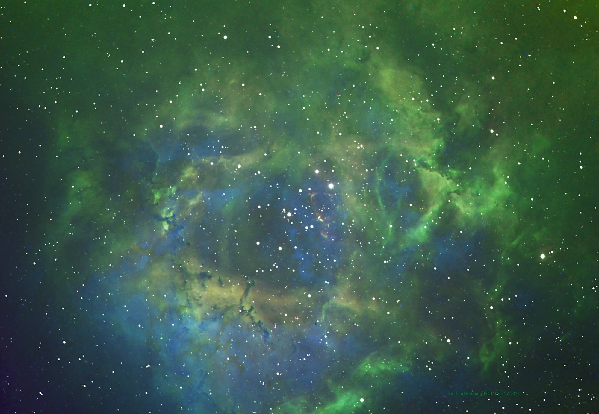 NGC-2244 Bicolor