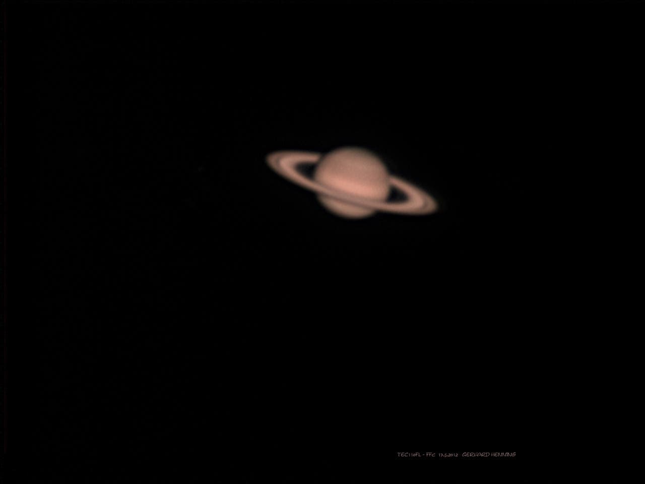 Saturn am 17.5.2012