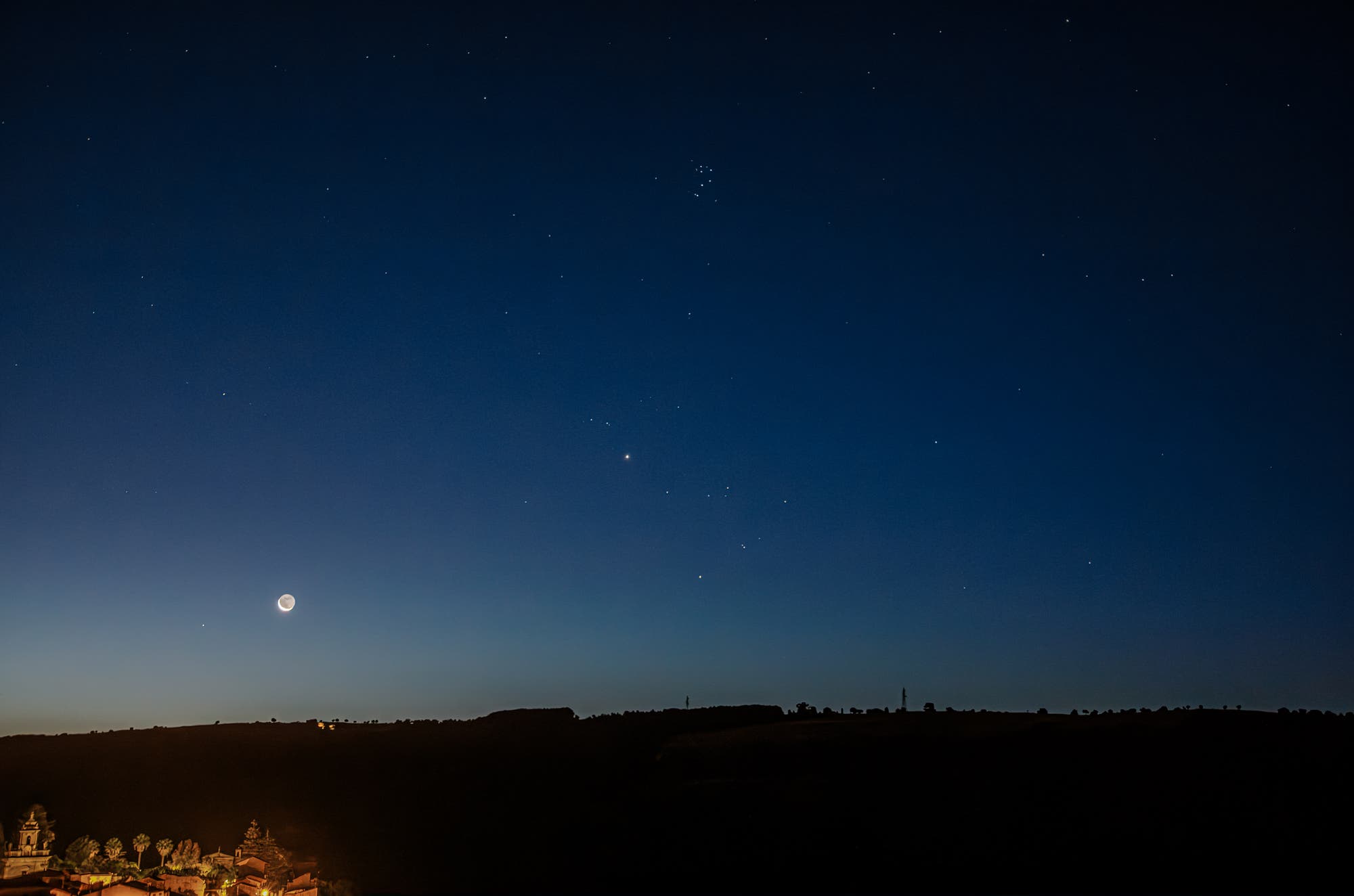Conjunction at dawn