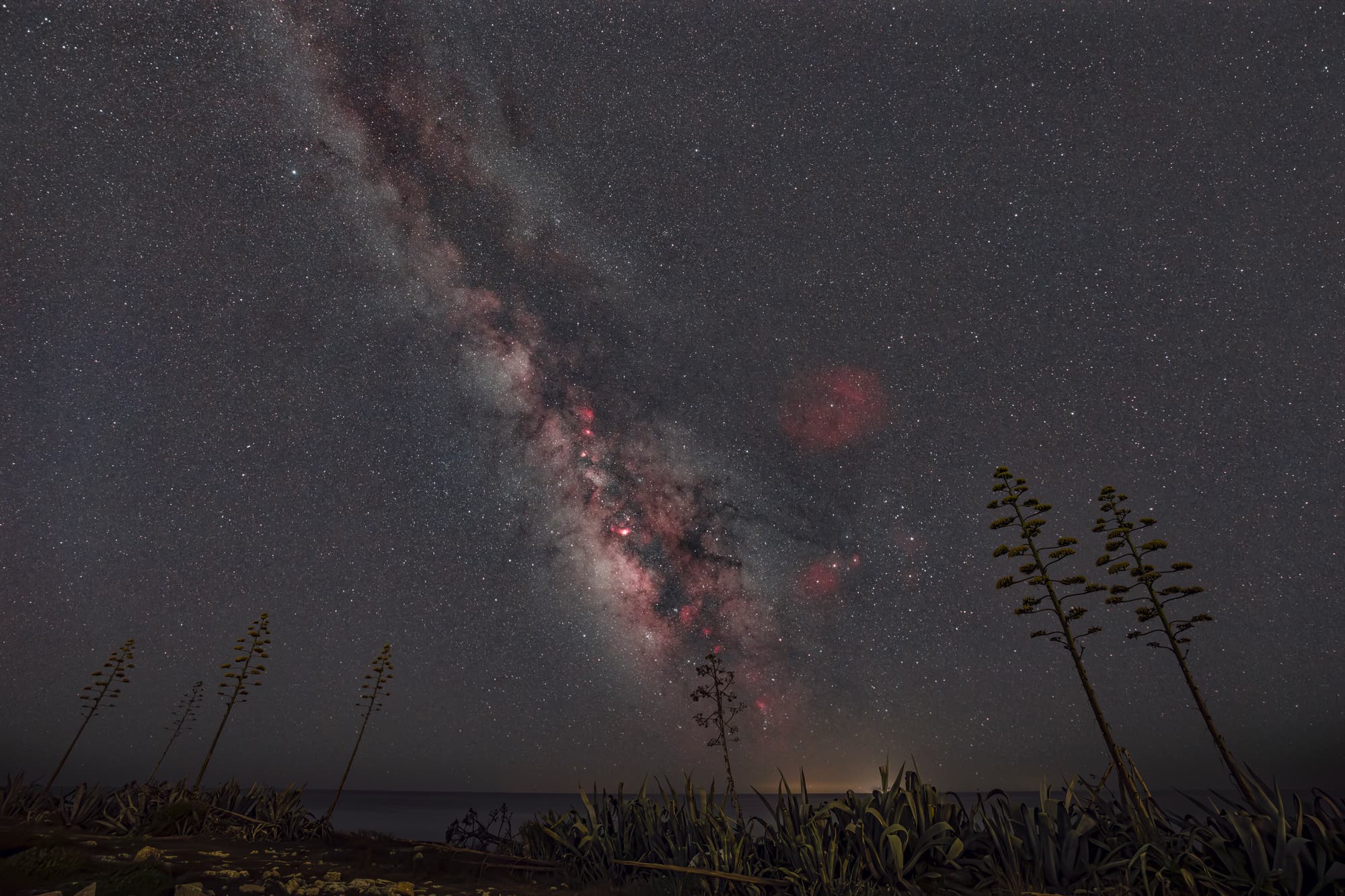 The Milky Way at Punta Corvo (Sicily - Italy)