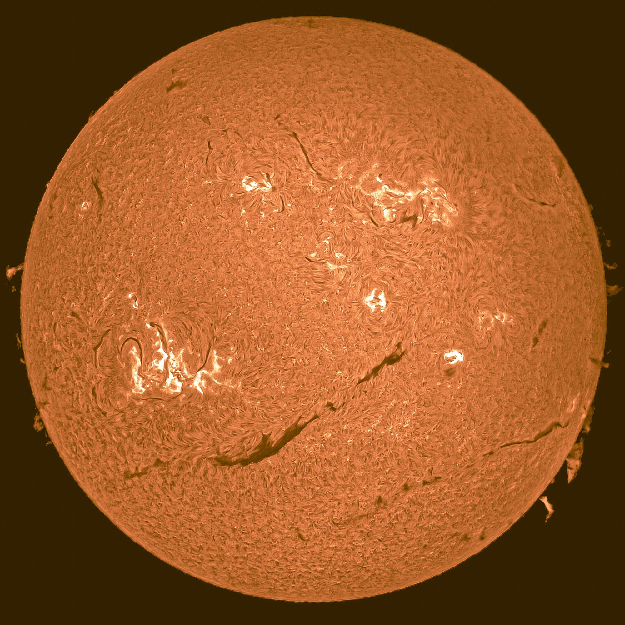 H-Alpha-Sonne 1. Juni 2024