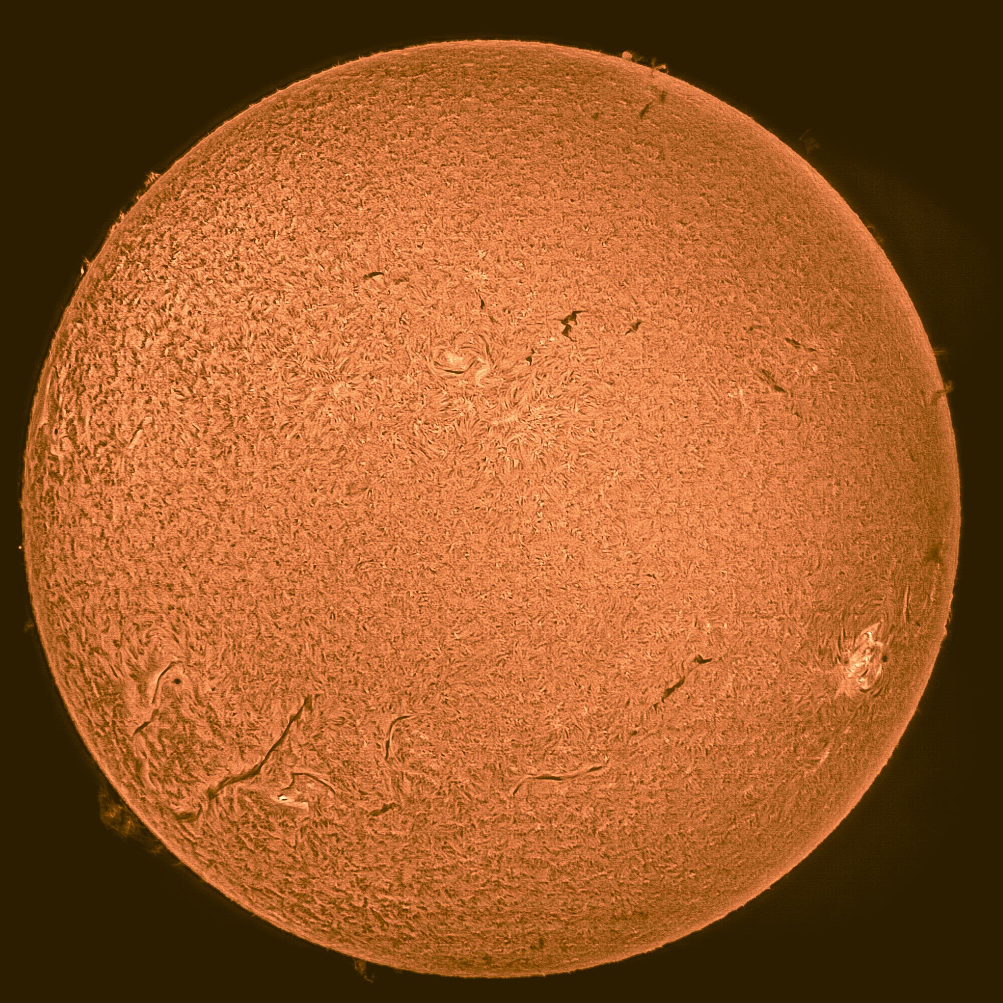 H-Alpha-Sonne am 3. September 2022
