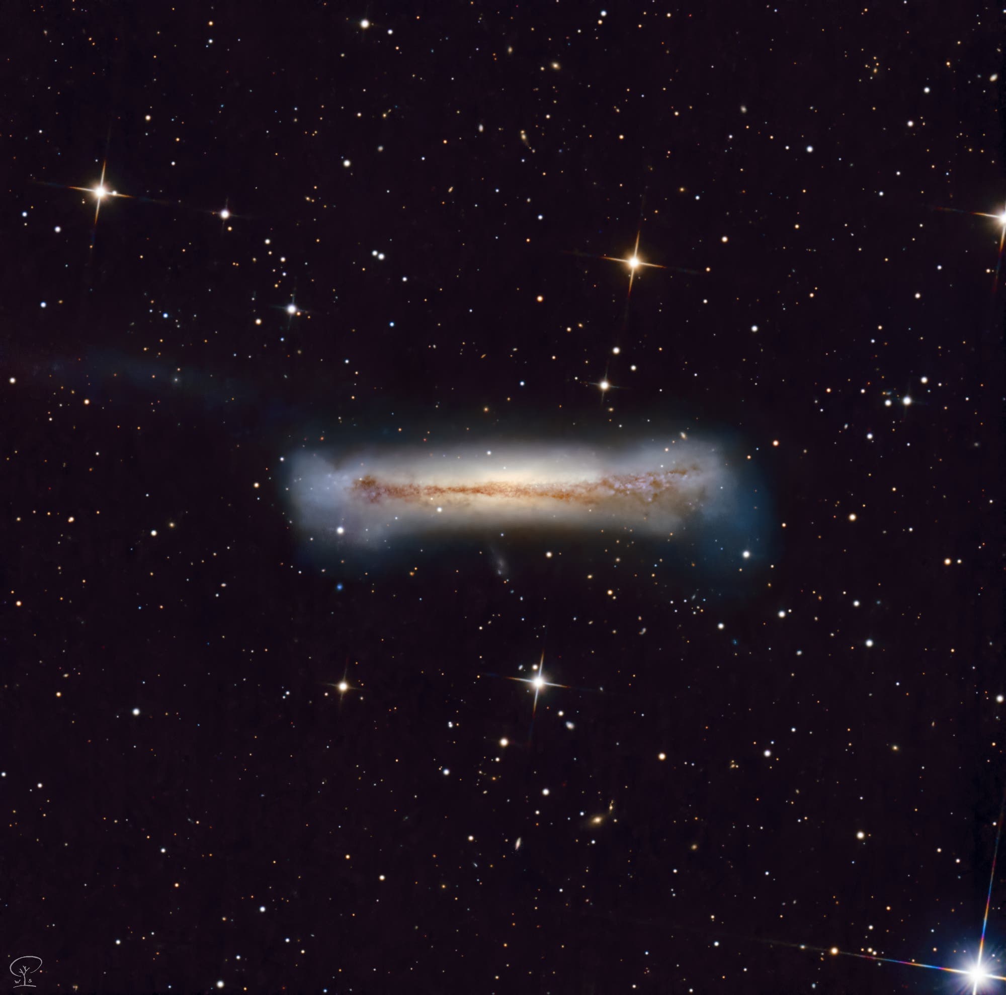 NGC 3628 – Espectro de la Ciencia