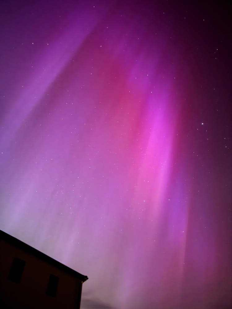 Polarlicht über Gorden/Niederlausitz