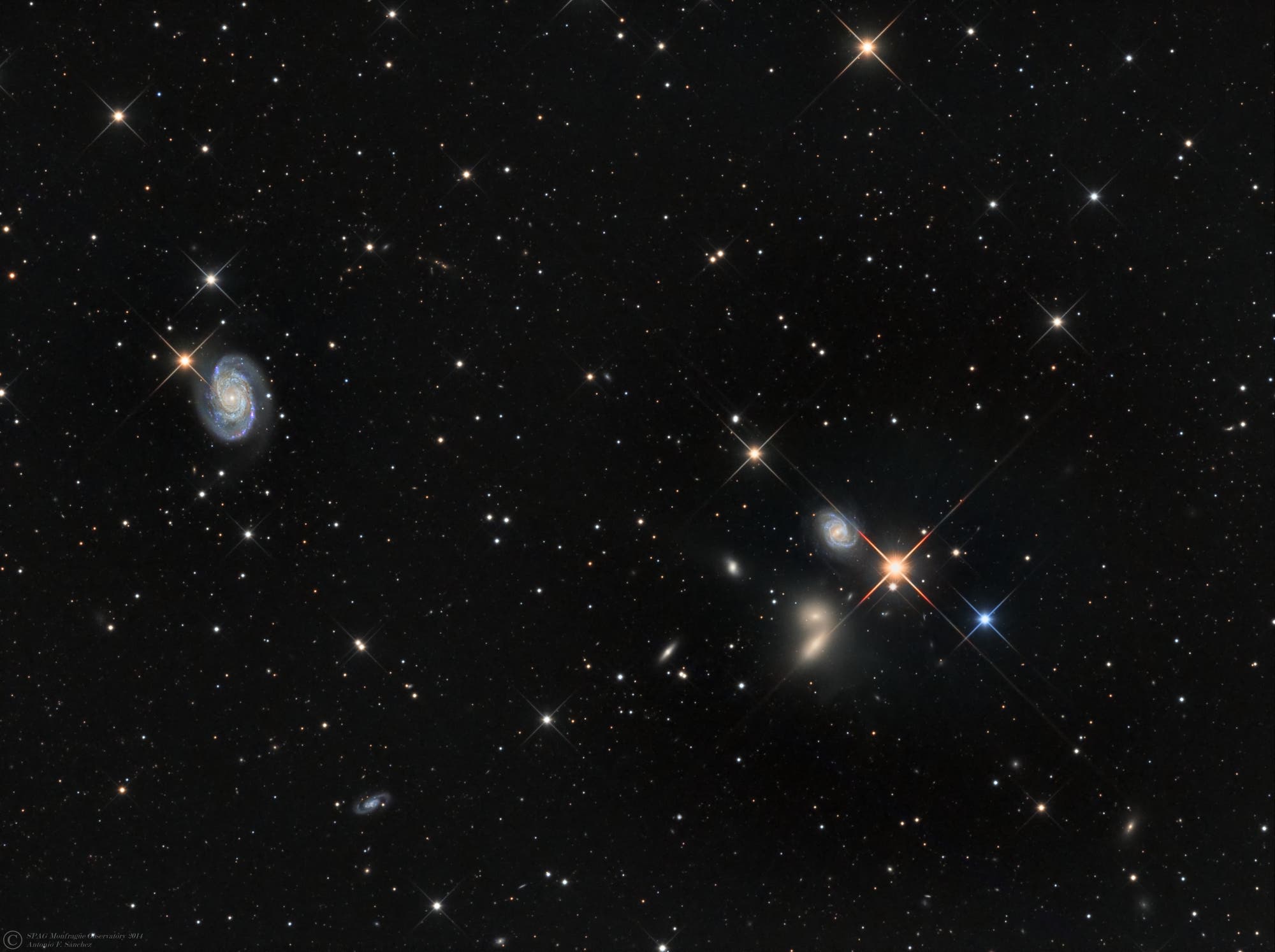 Hickson 68 Group facing to NGC 5731
