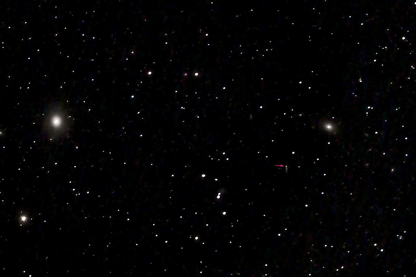SN 2021 hiz in IC 3322 A in Virgo vom 19. April 2021