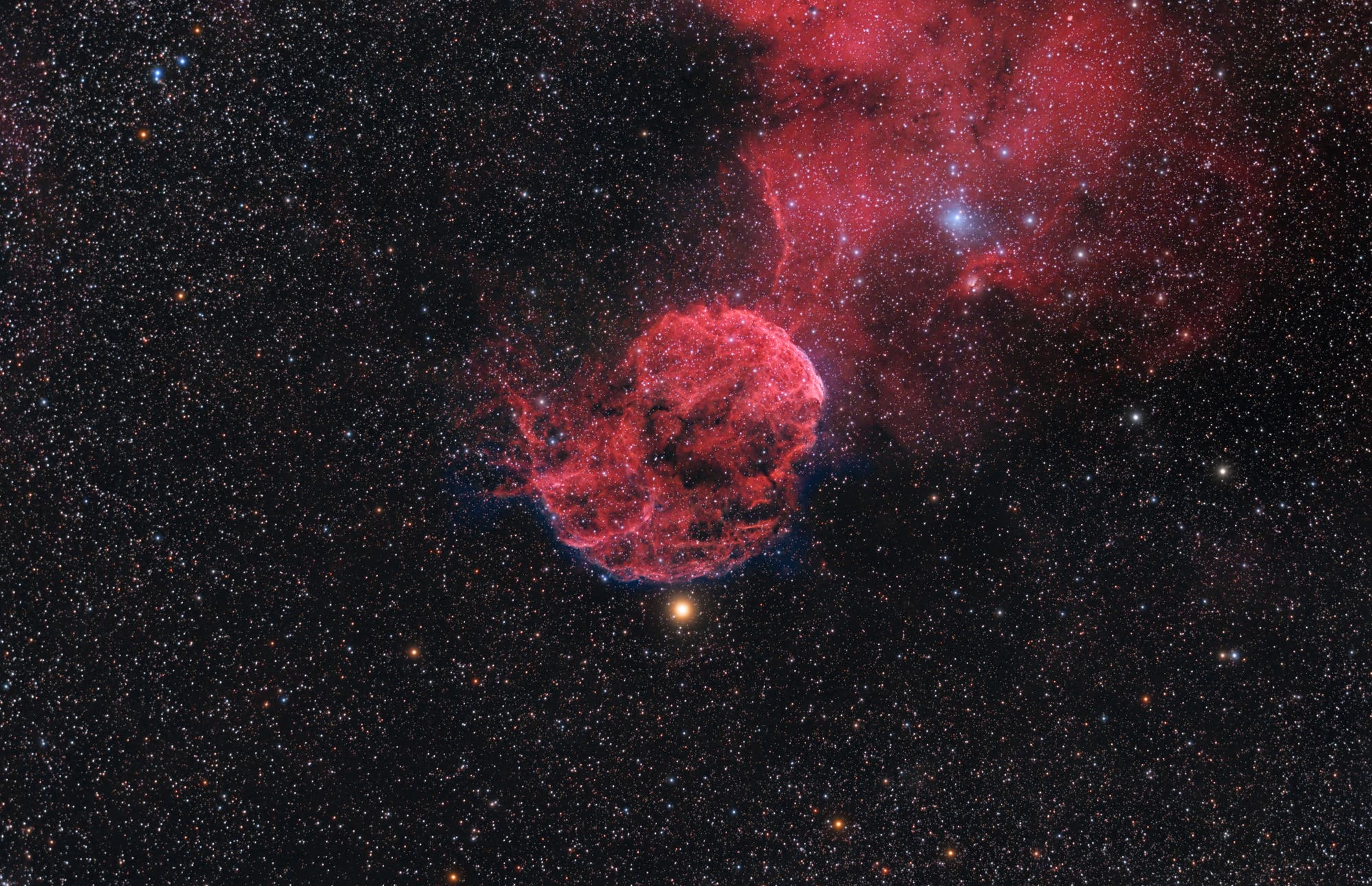 IC 443, Quallennebel