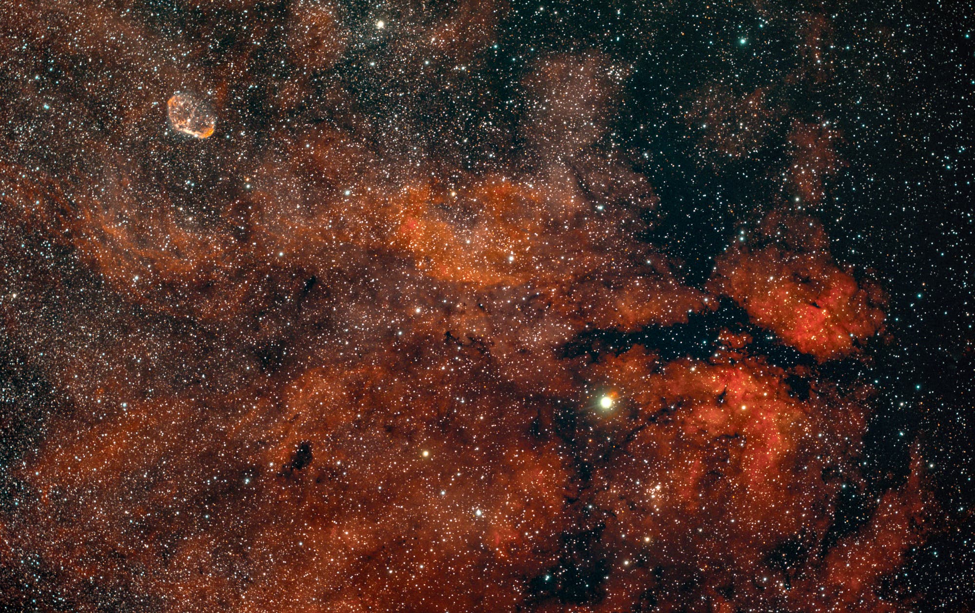 IC 1318 und NGC 6888