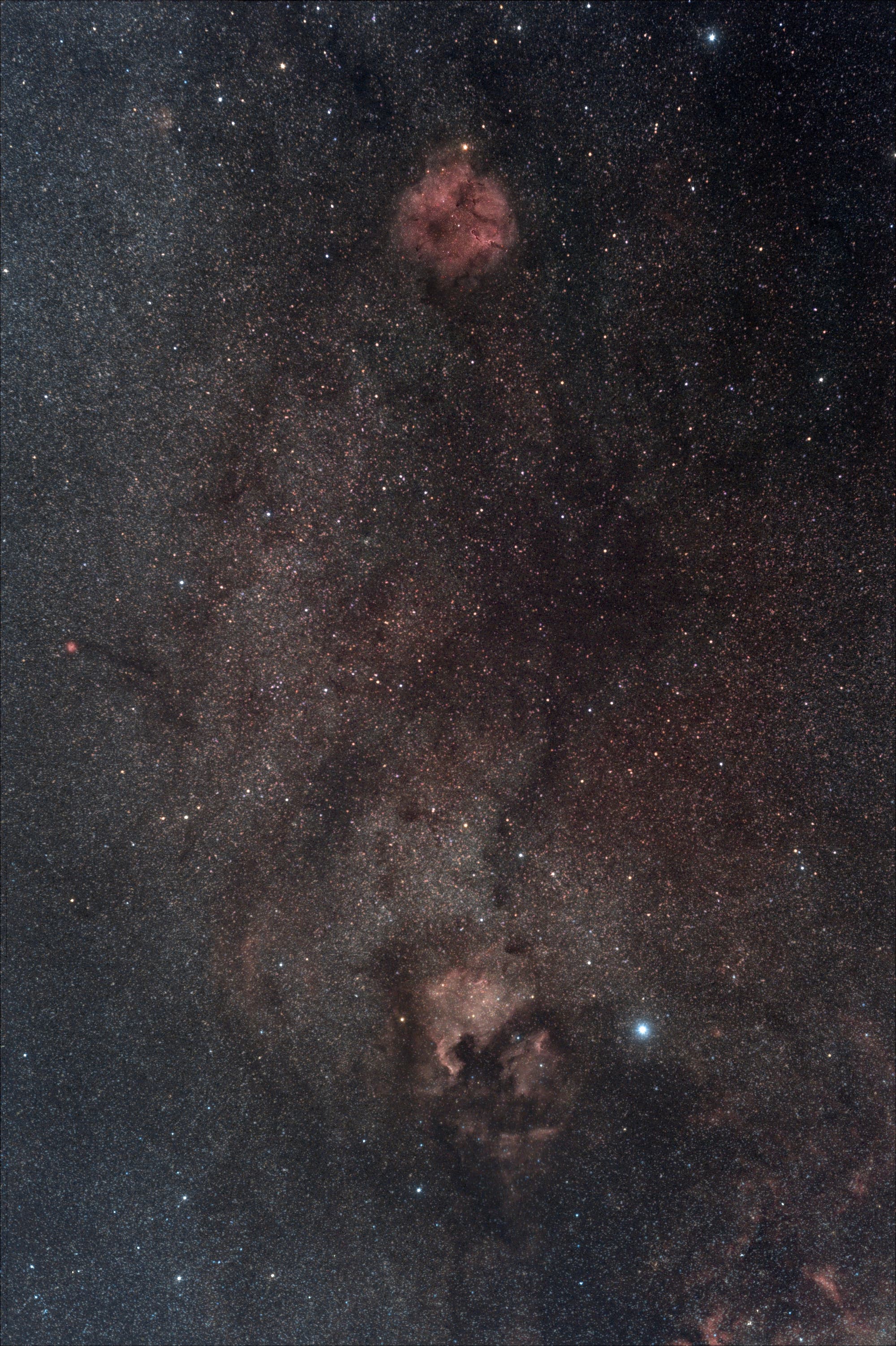 Von NGC 7000 nach IC 1396
