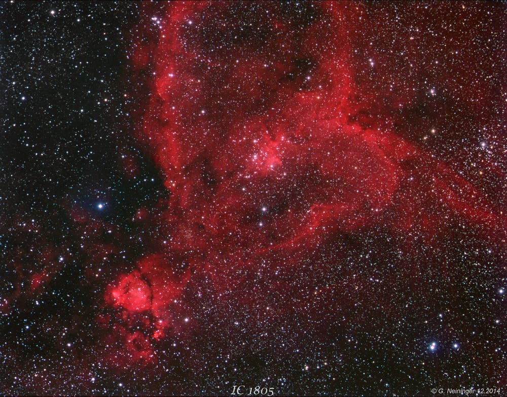 Herznebel IC 1805 im Sternbild Kassiopeia