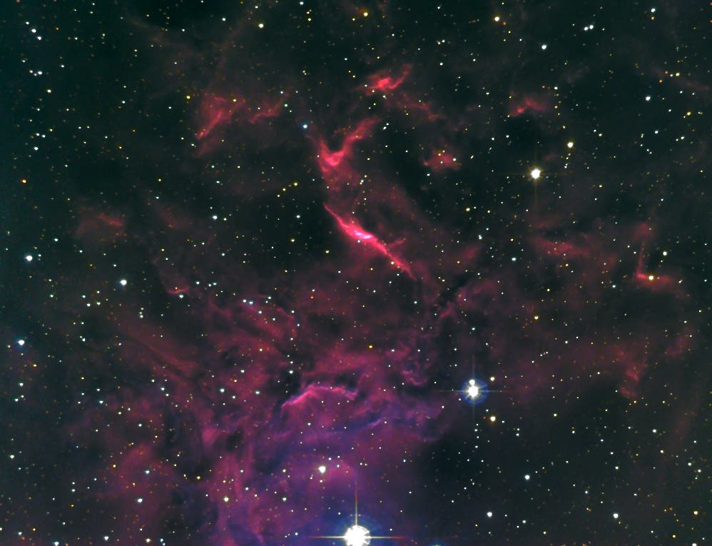 Der Flaming Star Nebula mit AE Aurigae