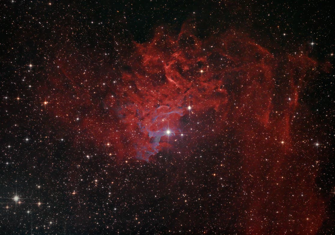 IC 405 Flaming Star Nebel