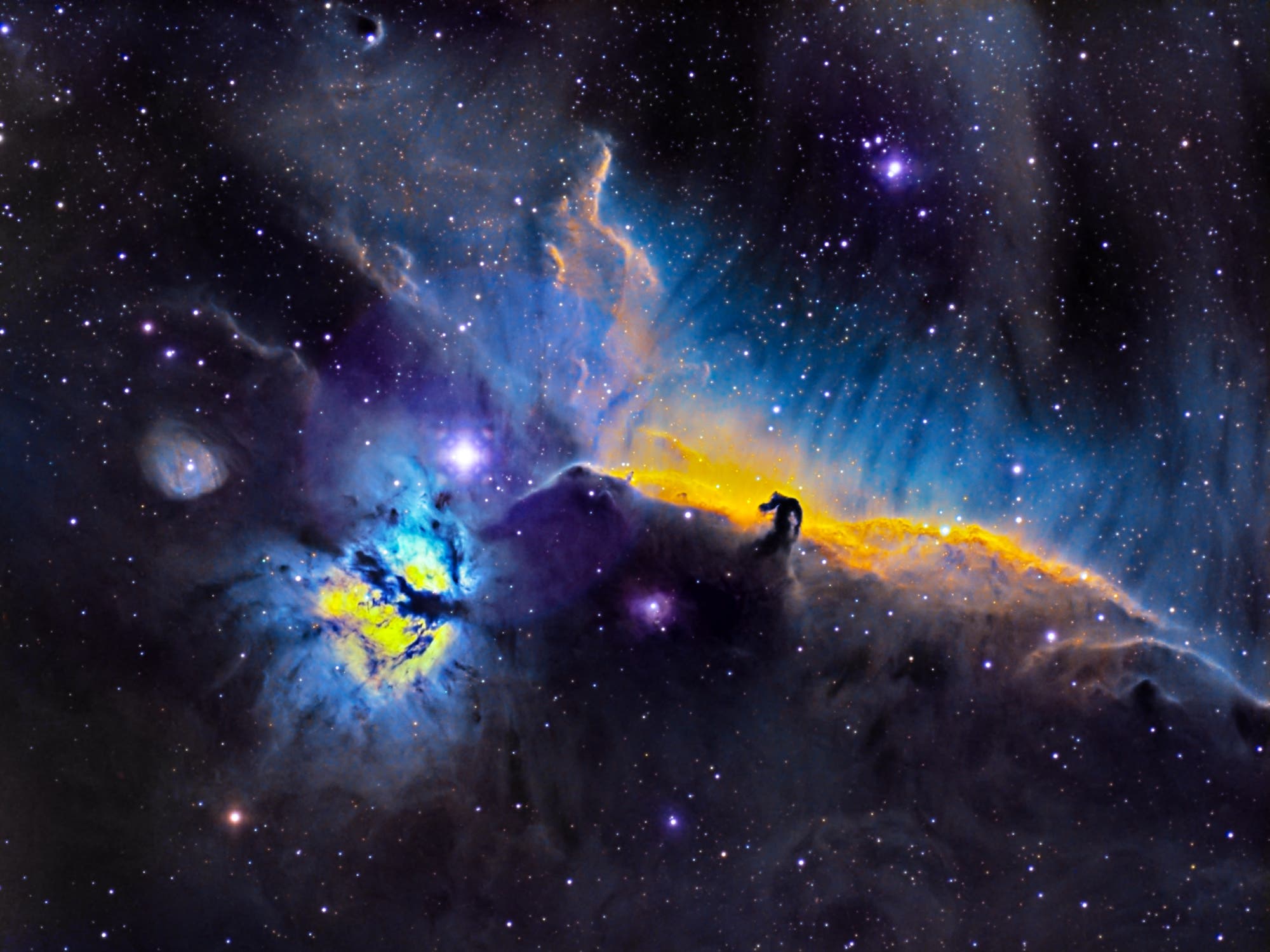IC 434 und NGC 2024 