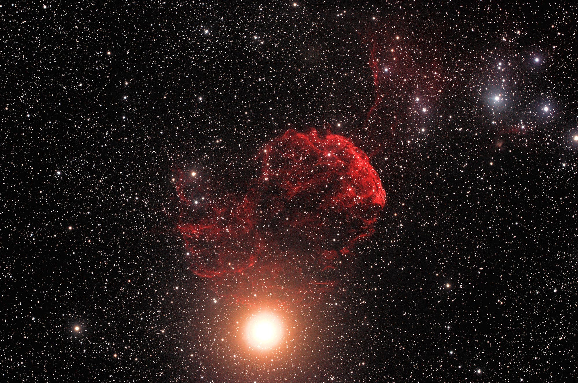 IC443 Medusa Nebel