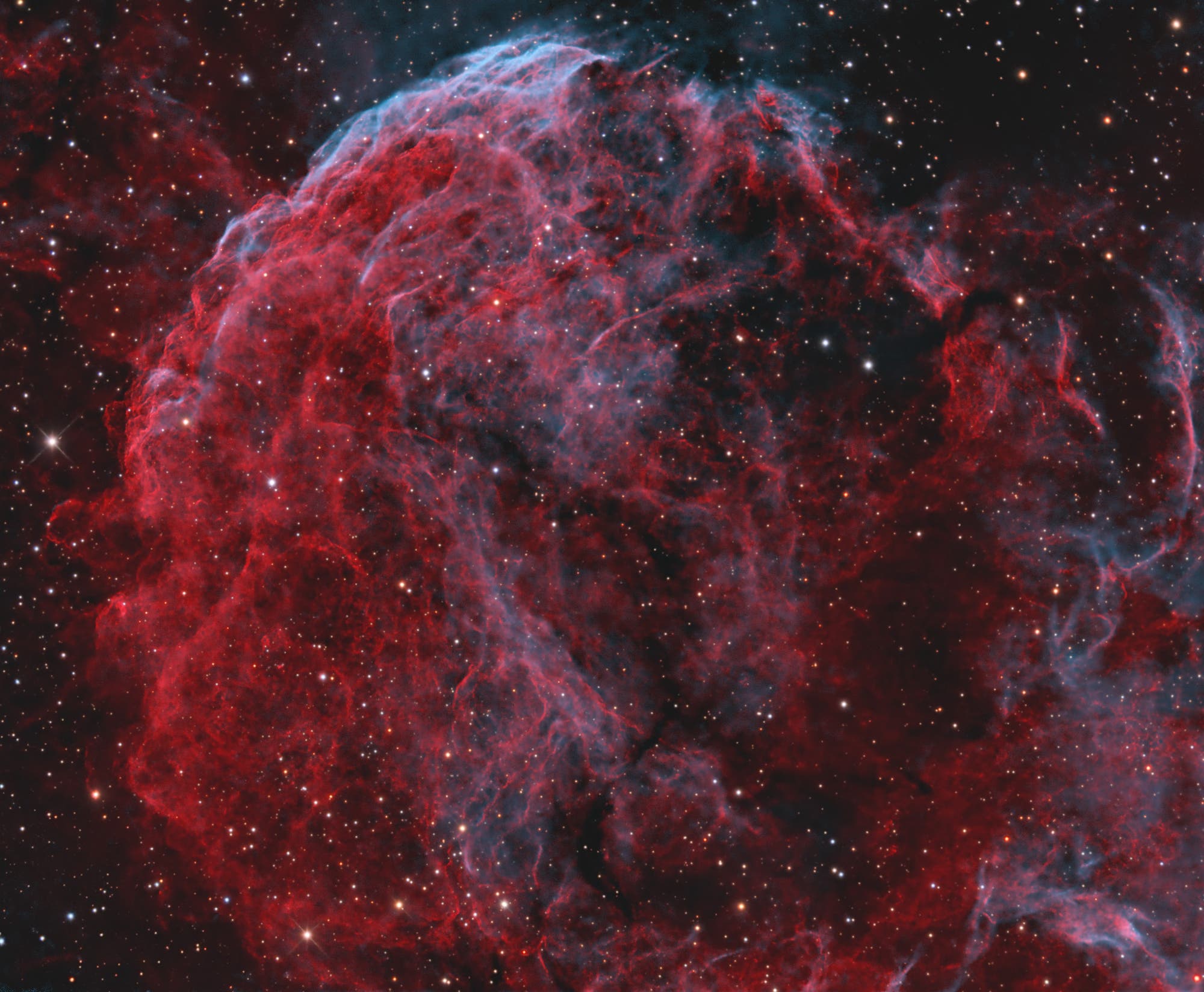 IC 443, der Quallen-Nebel, eine Detailstudie