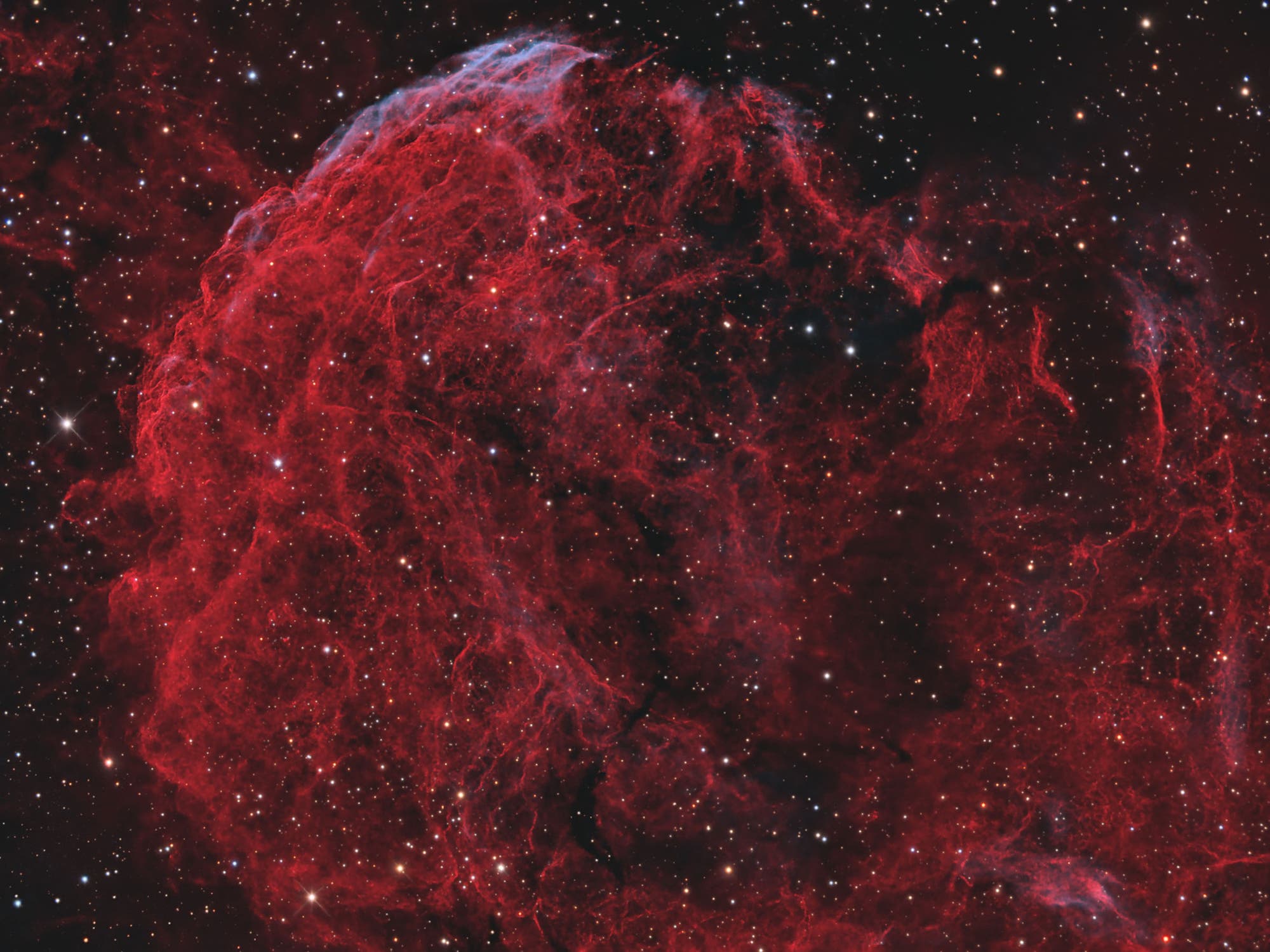 IC 443, Nahaufnahme vom Quallen-Nebel