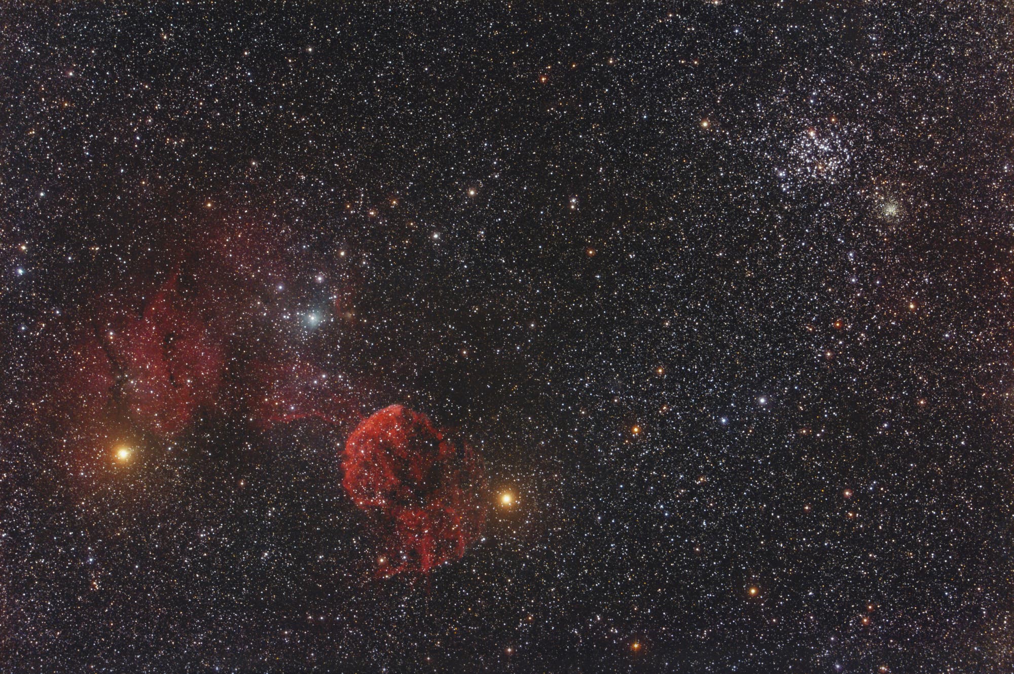 IC 443 und M35 im Widefield