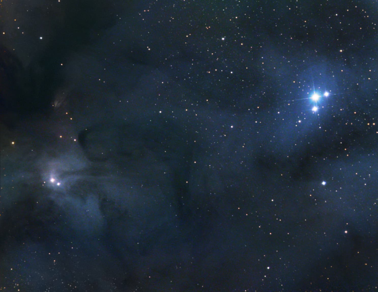 IC4603 und IC4604 im Ophiuchus