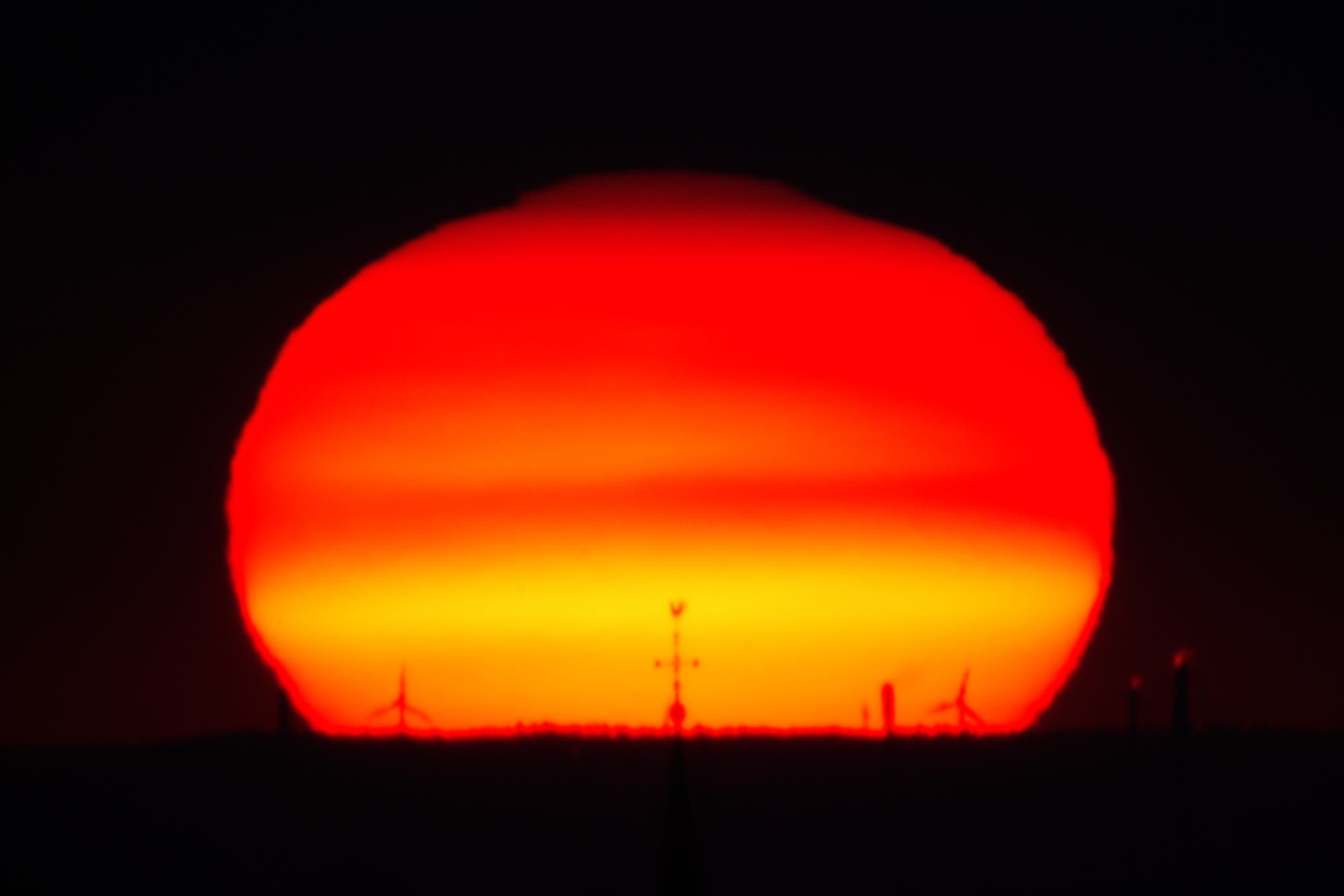 Sonnenuntergang von Sternwarte Remscheid