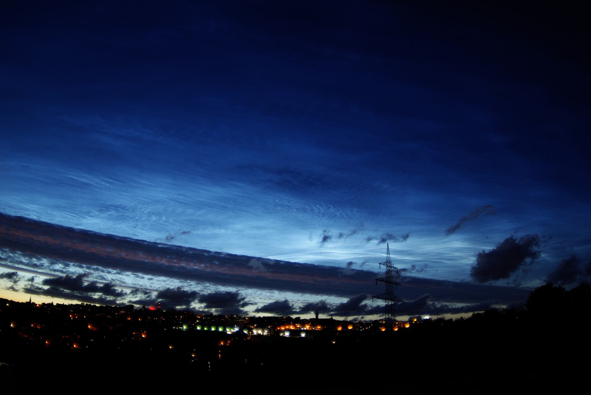 NLC Leuchtende Nachtwolken über Remscheid