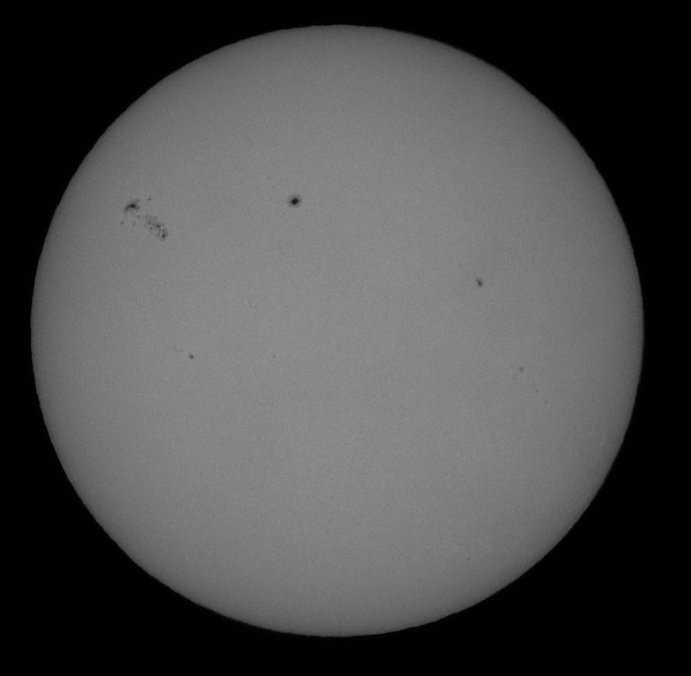 Sonnenflecken am 1. April 2025