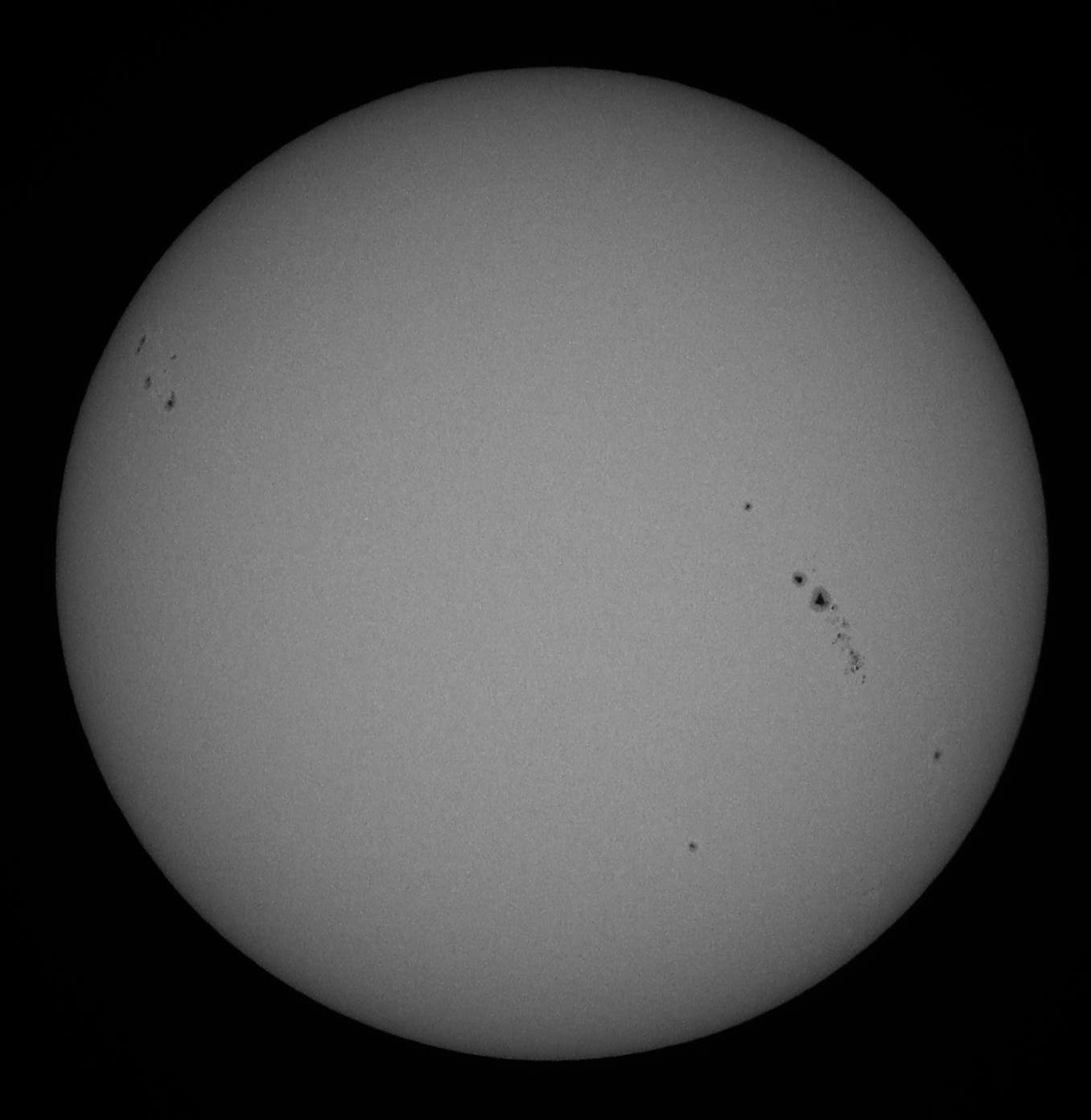 Sonnenflecken am 19. Juni 2025