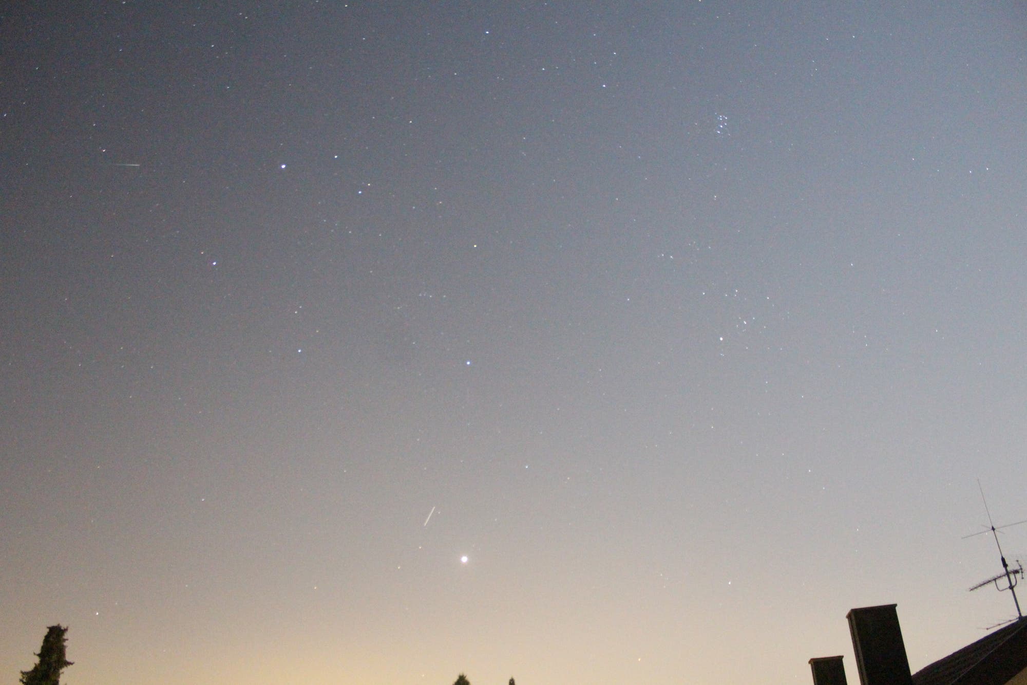 Perseiden-Meteor am 10. August 2020, Bild 1