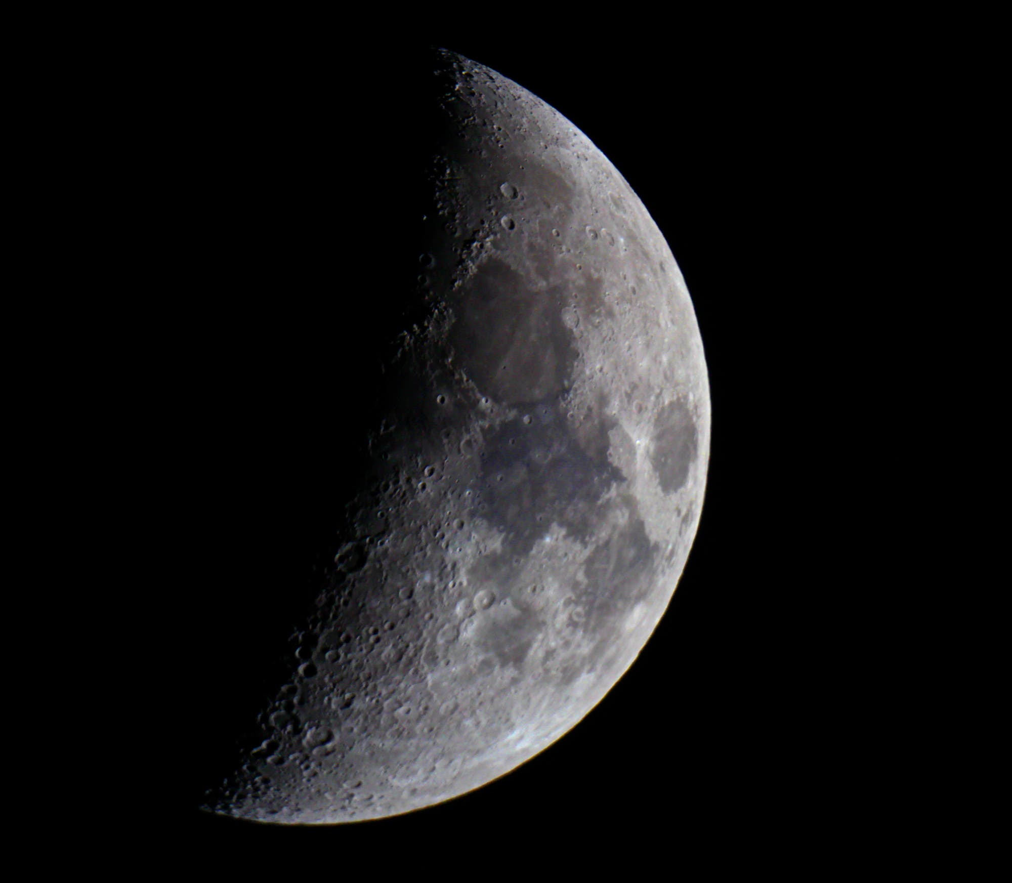 Mond am 25.12.17 mit "Mond-X"
