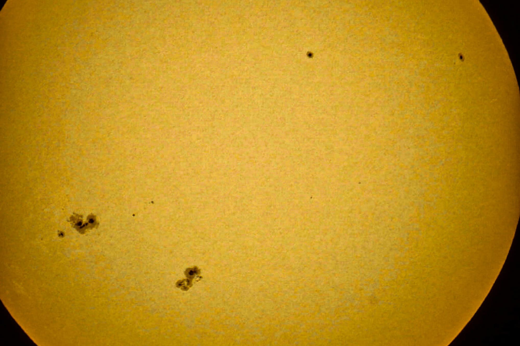 Most active Sunspots Sicily-Italy Ragusa