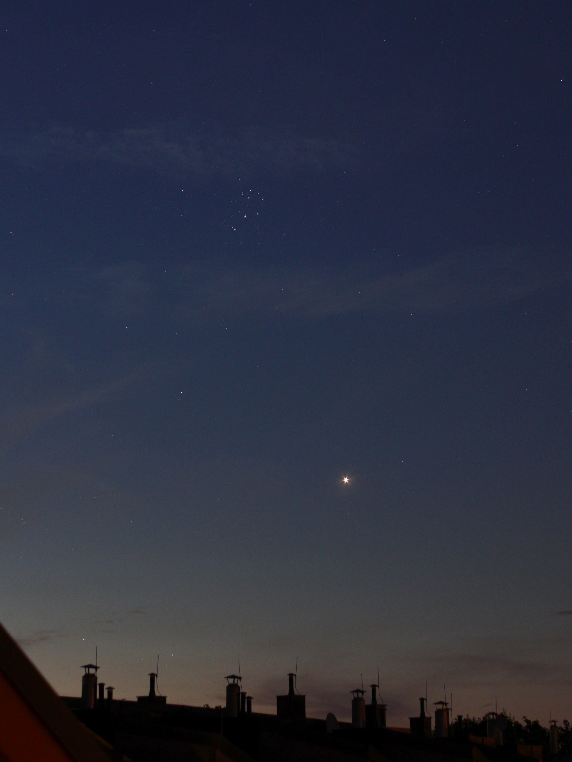 Venus, Uranus und die Plejaden