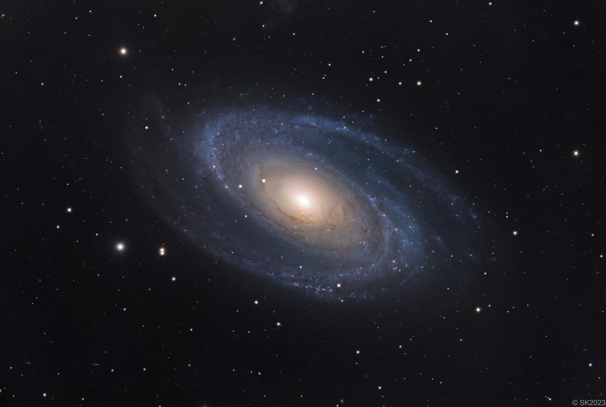 Messier 81, die Bodesgalaxie