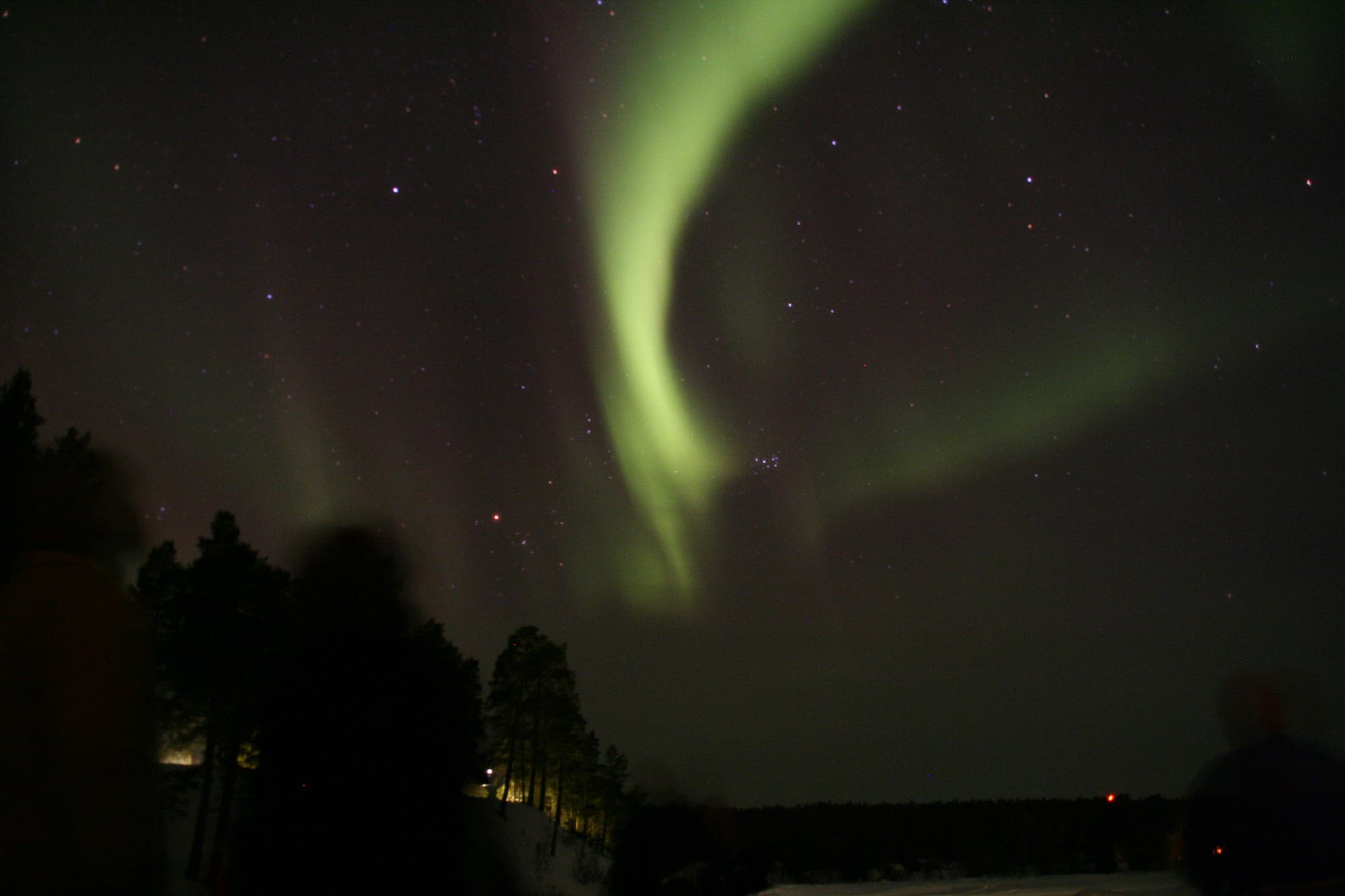 Polarlichtaufnahmen in Lappland 