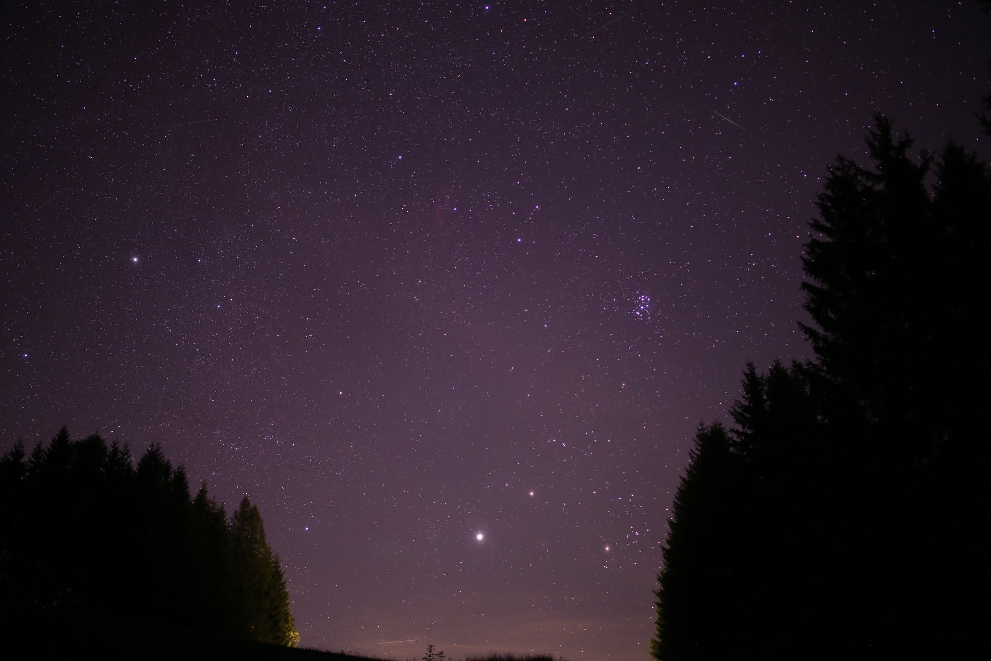 Jupiter und Mars am 7. August 2024