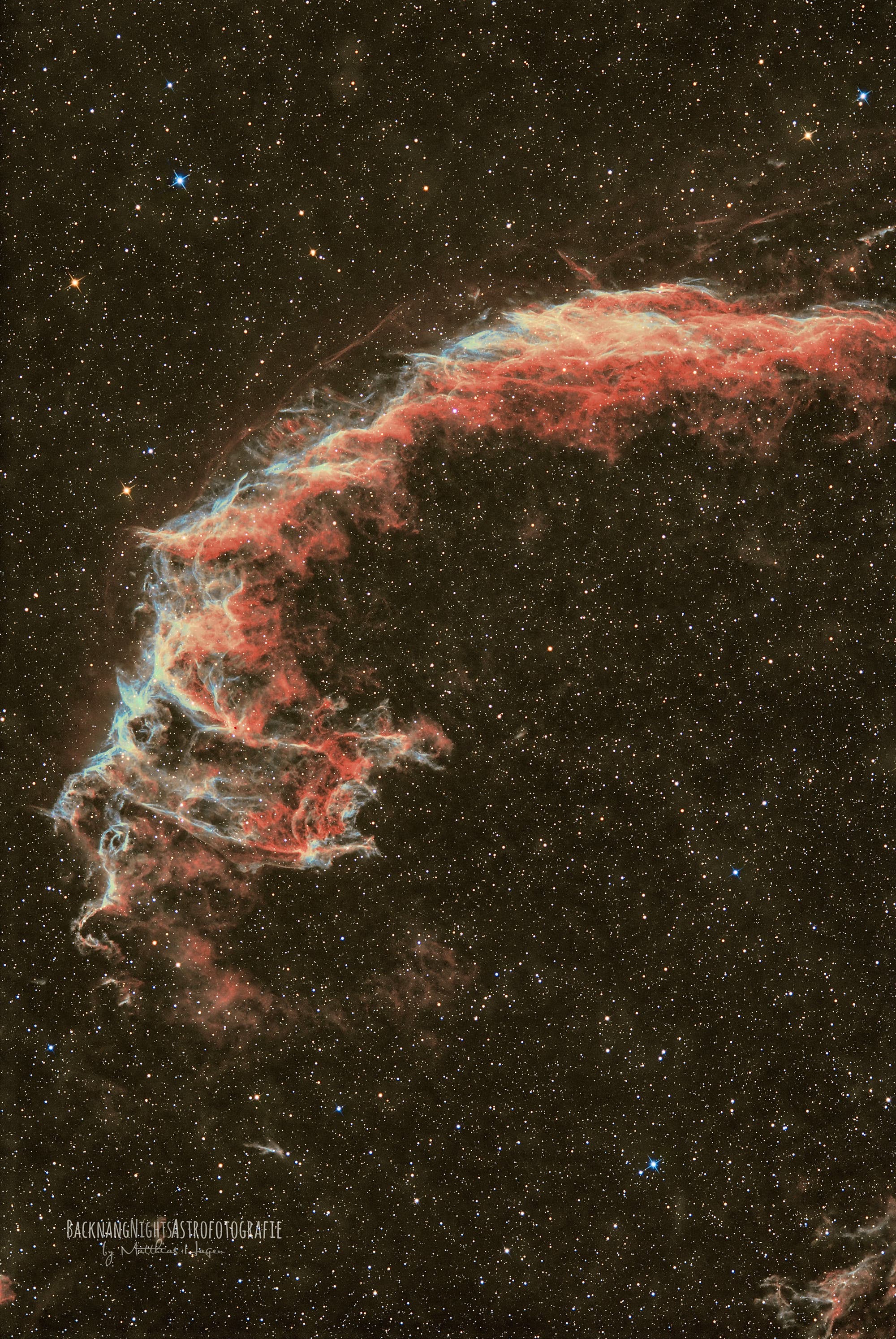 Östlicher Schleiernebel, NGC 6992