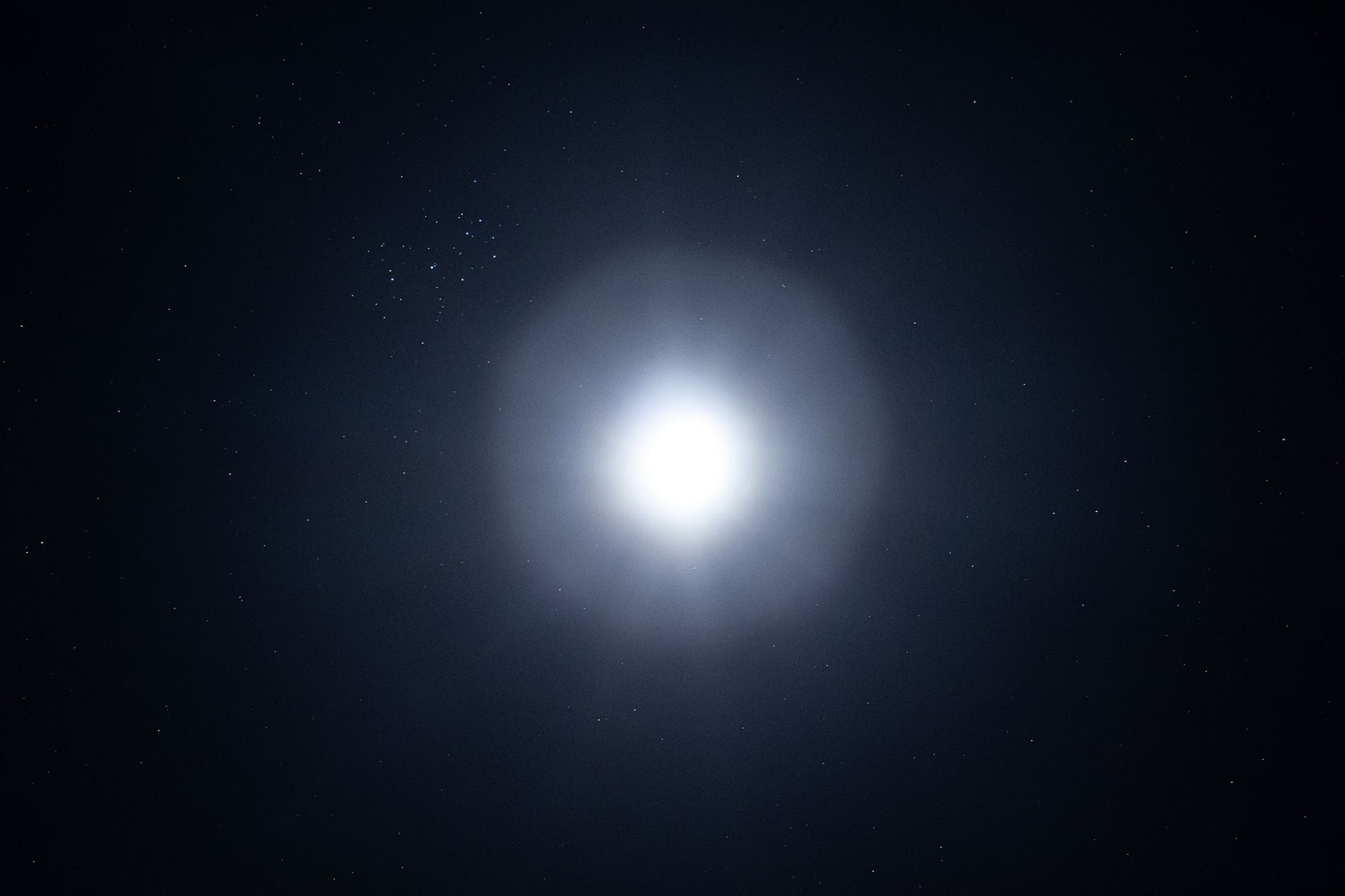 Plejaden - Mond - Uranus  