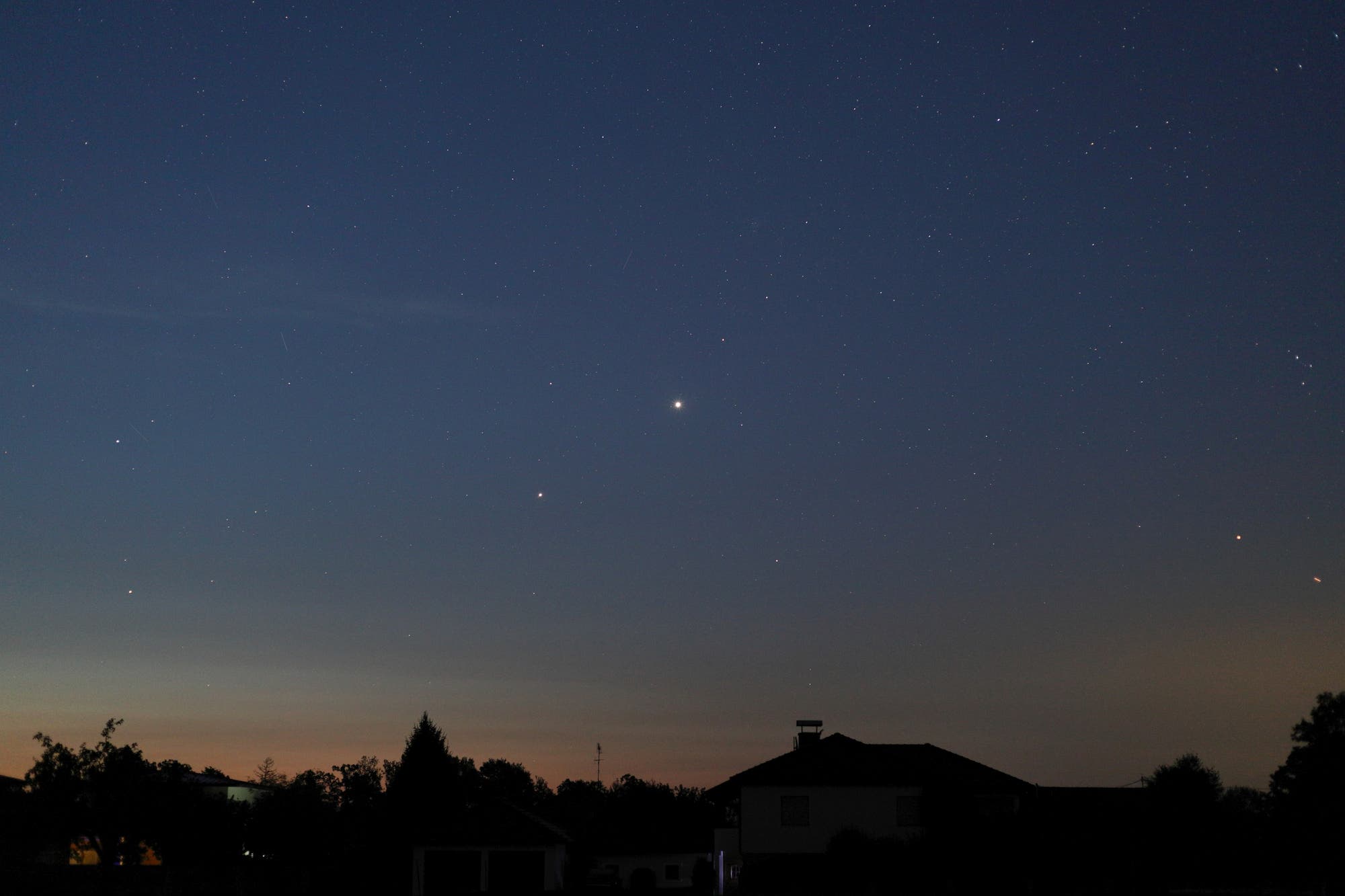 Venus und Jupiter, 7. August 2025
