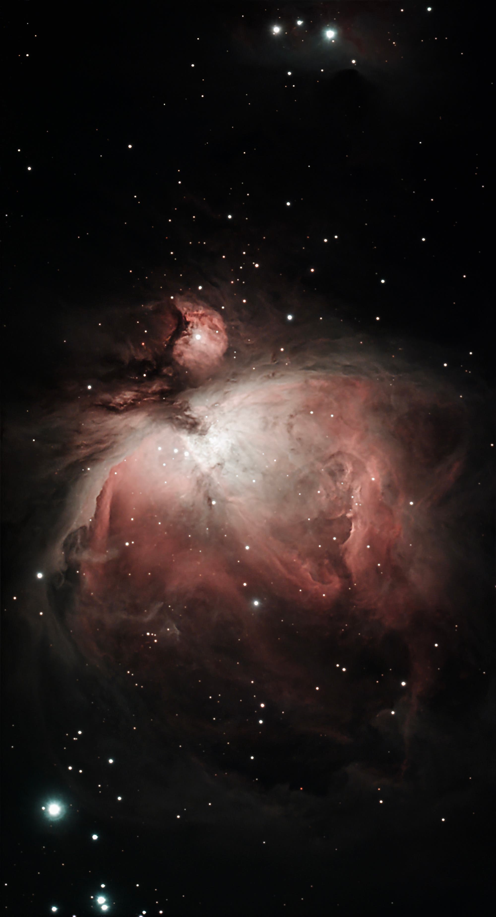 M42 Orion Nebel mit M43 De Mairans Nebel