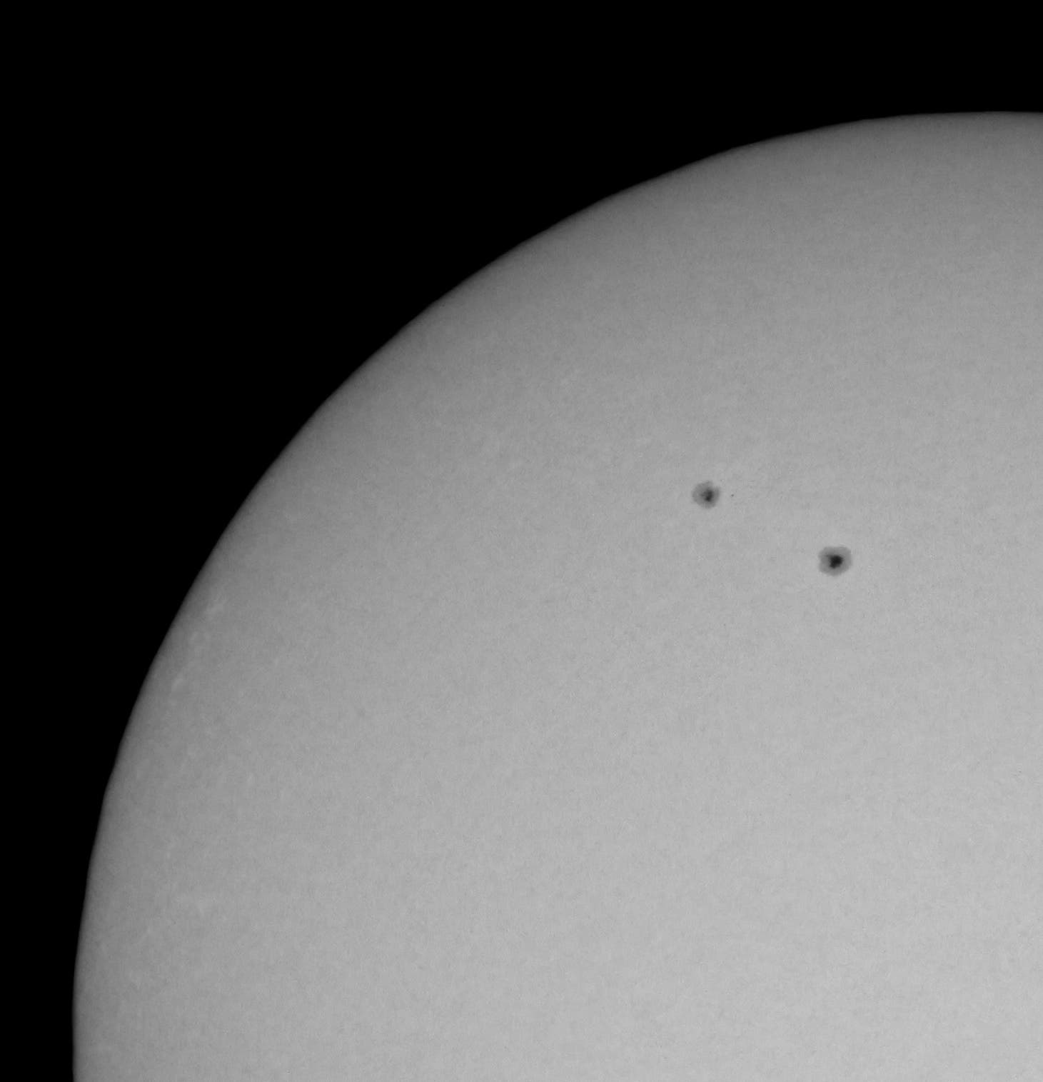 Sonnenfleckengruppe am 21. März 2016