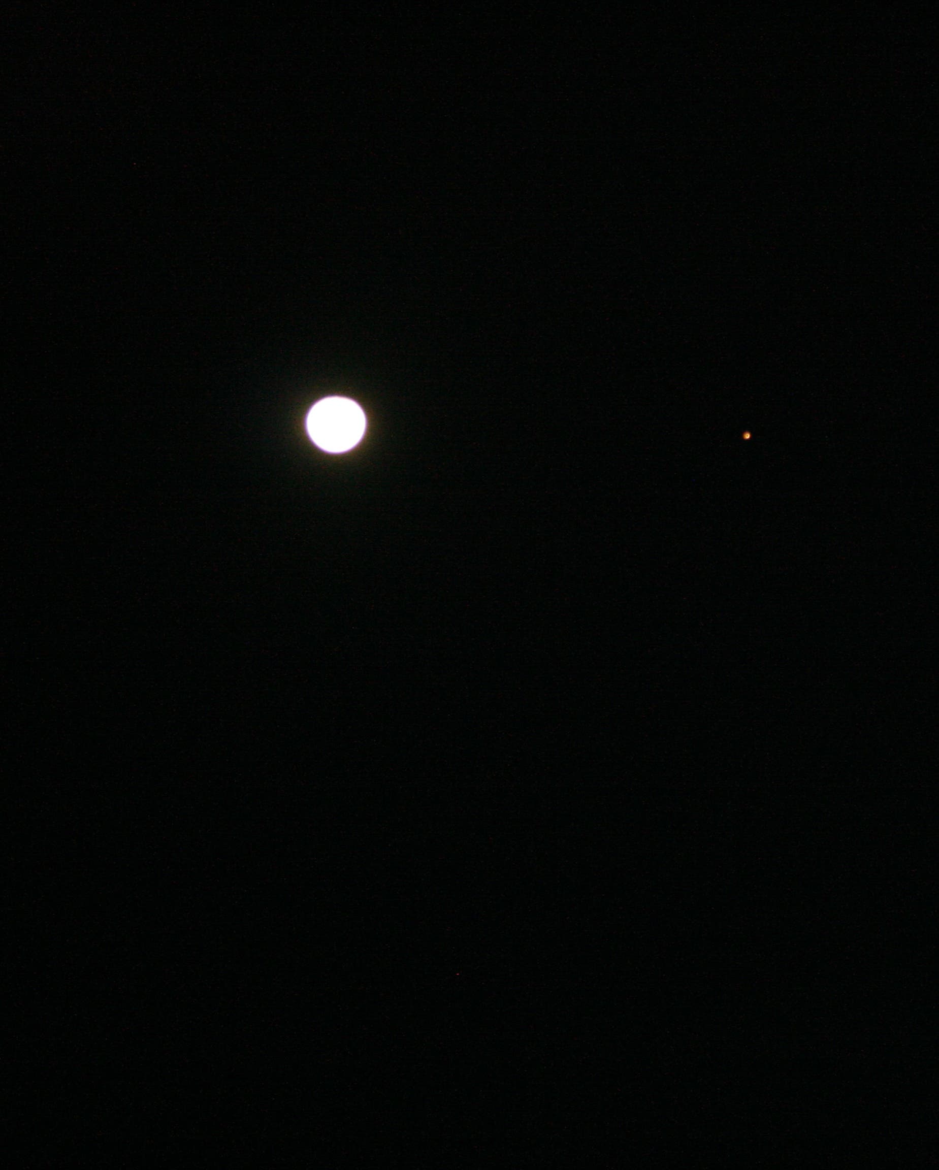 Mond und Mars