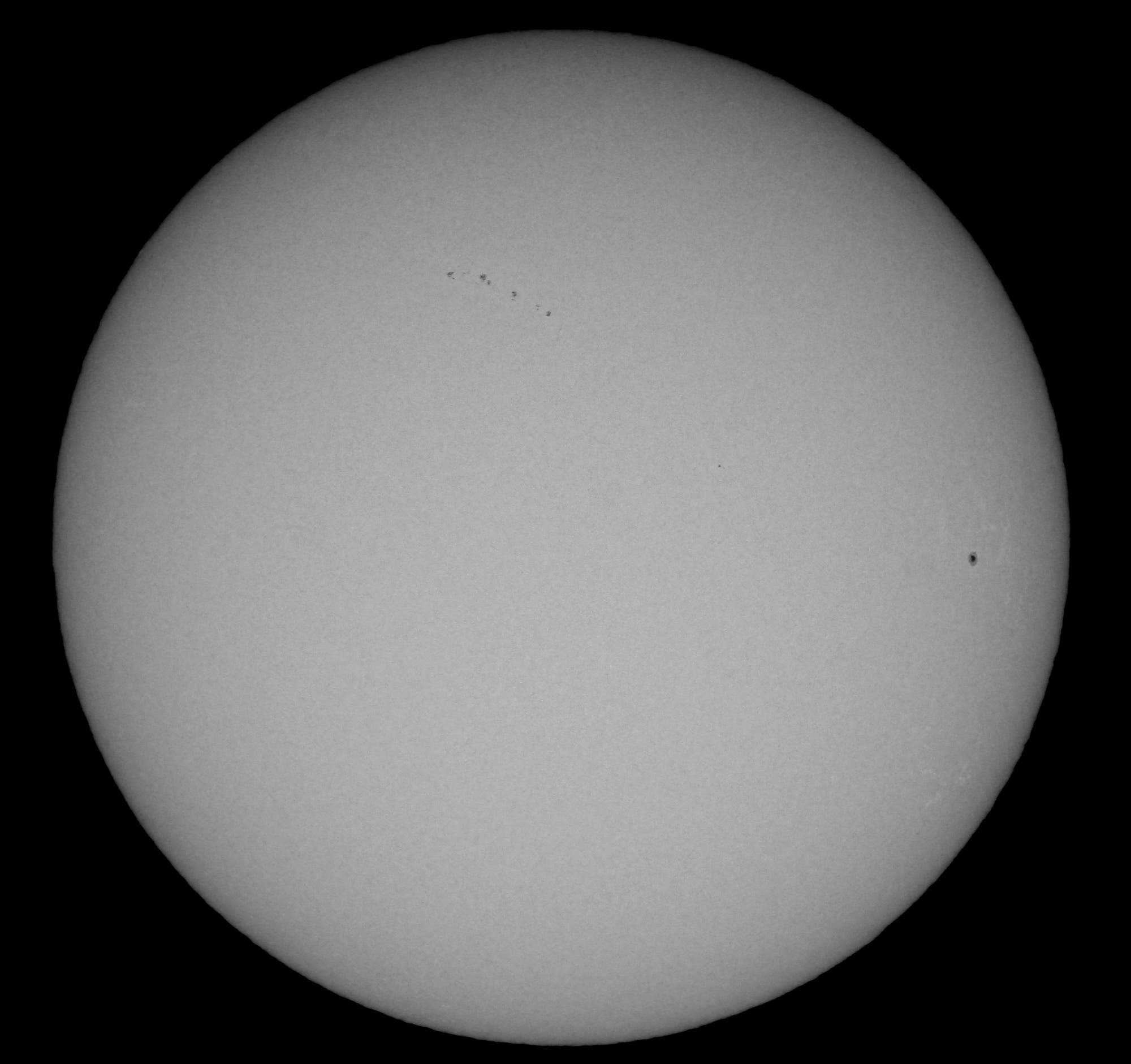 Sonnenflecken am 1. März 2017