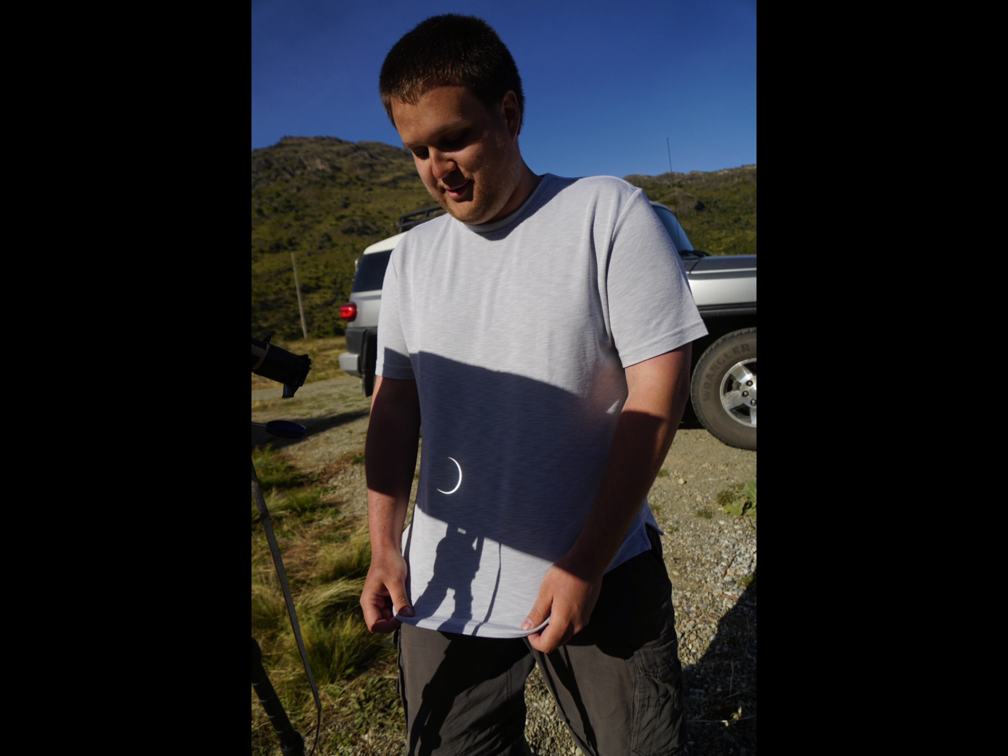 Ringförmige Sonnenfinsternis in Südchile