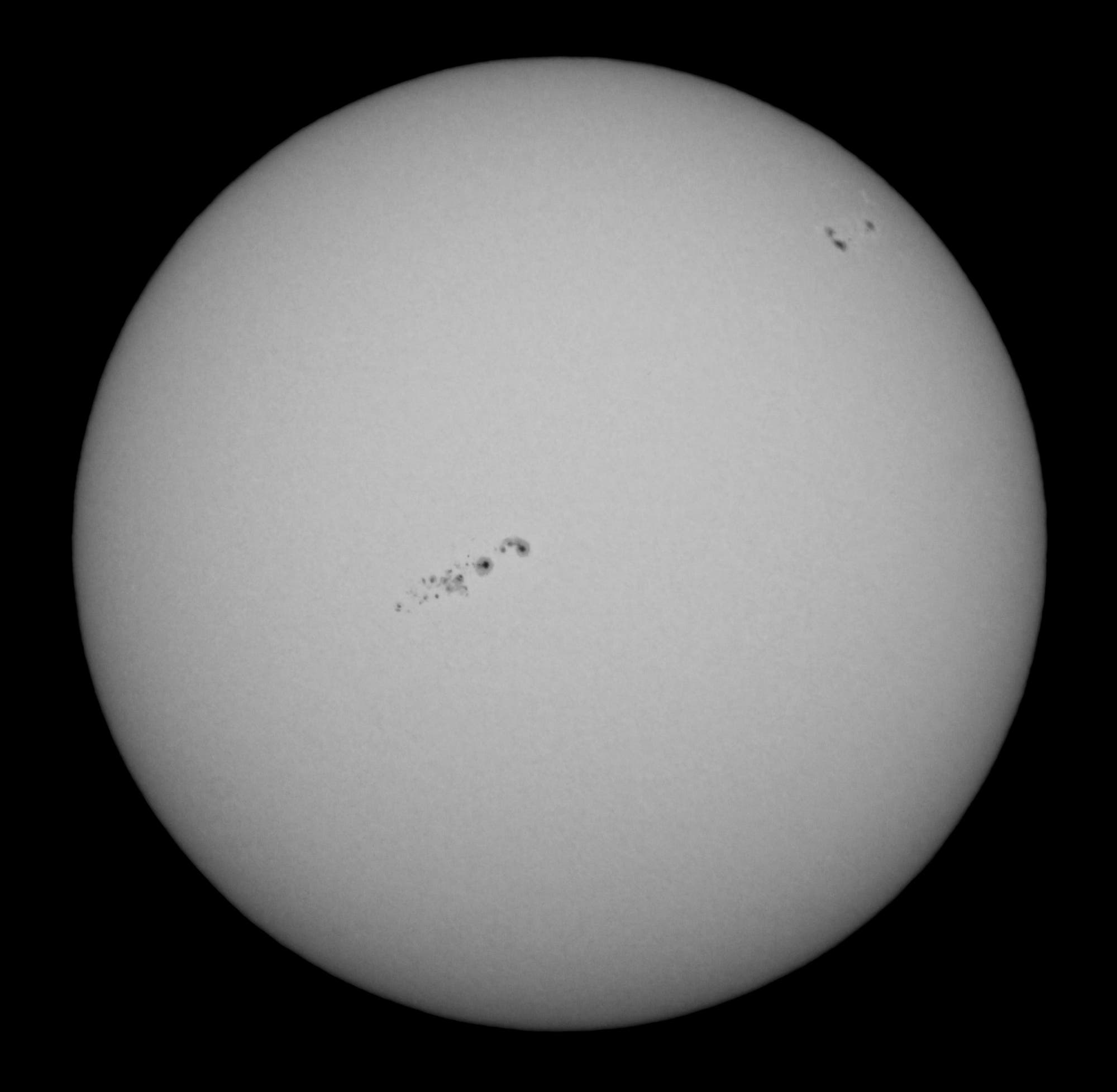 Sonnenfleckengruppe am 3. November 2015